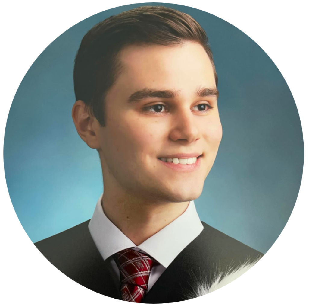 Graduation Photo of Jared Patterson (Media Design School, Bachelor of Art and Design (3D Animation & VFX))