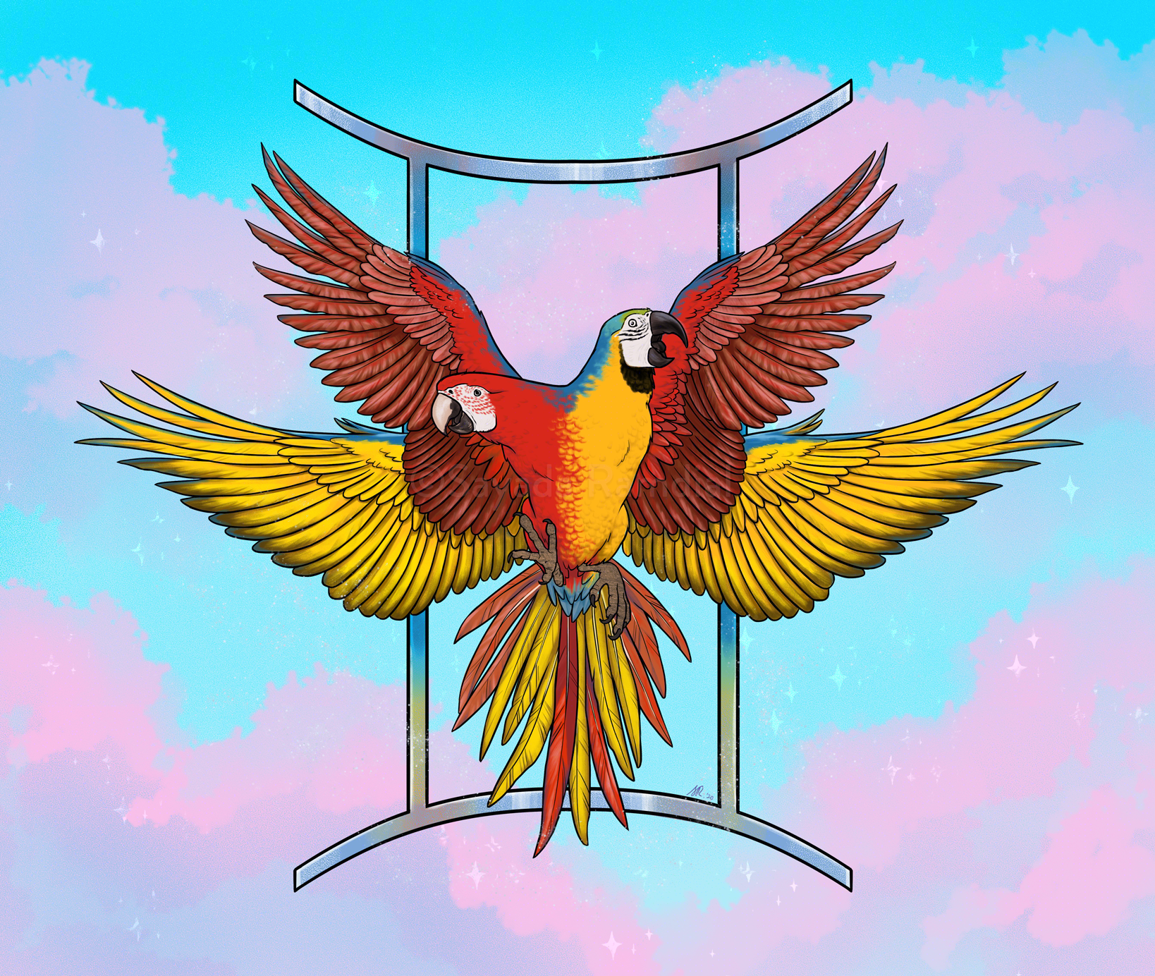 My interpretation of the star sign, gemini
