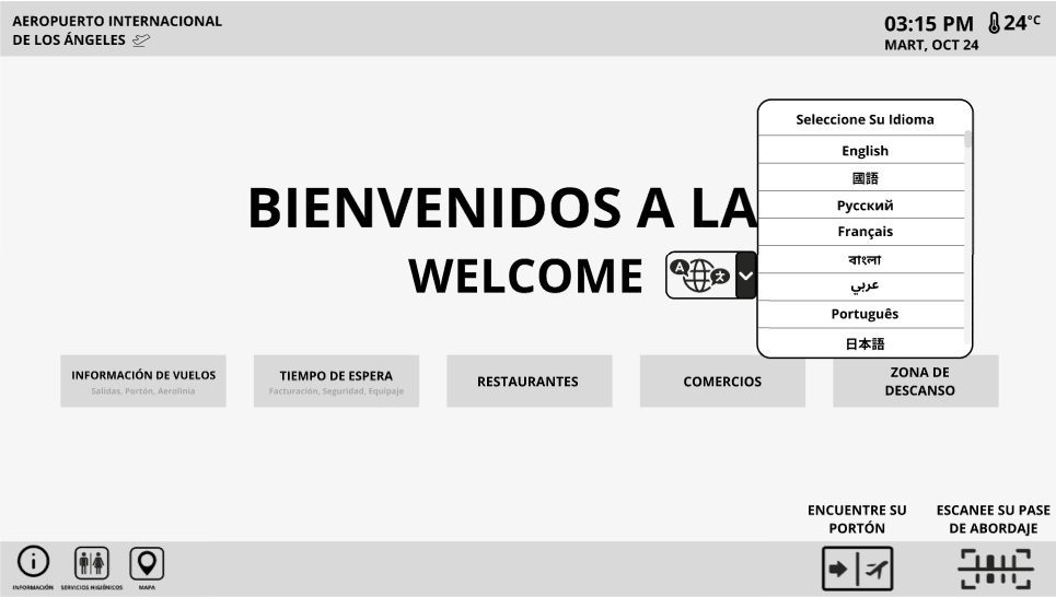 Language Selection