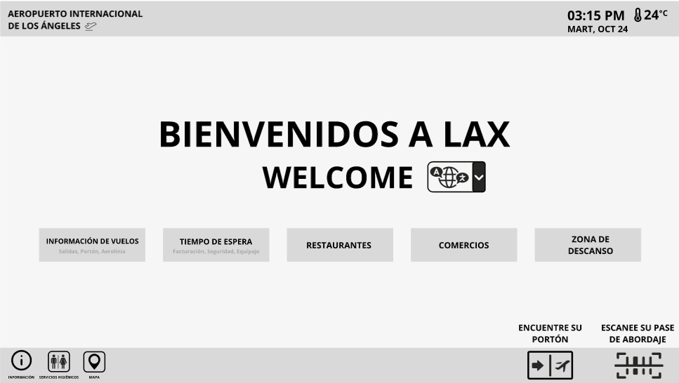 Language Specific Welcome Page