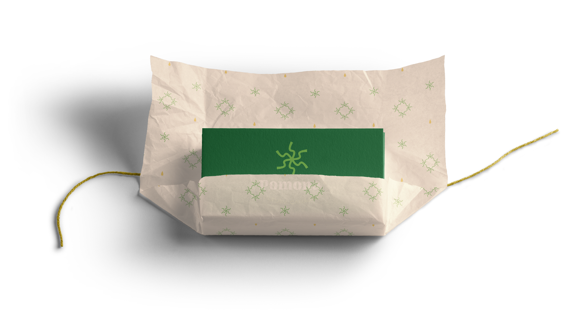 mockup cartao de visitas e papel seda