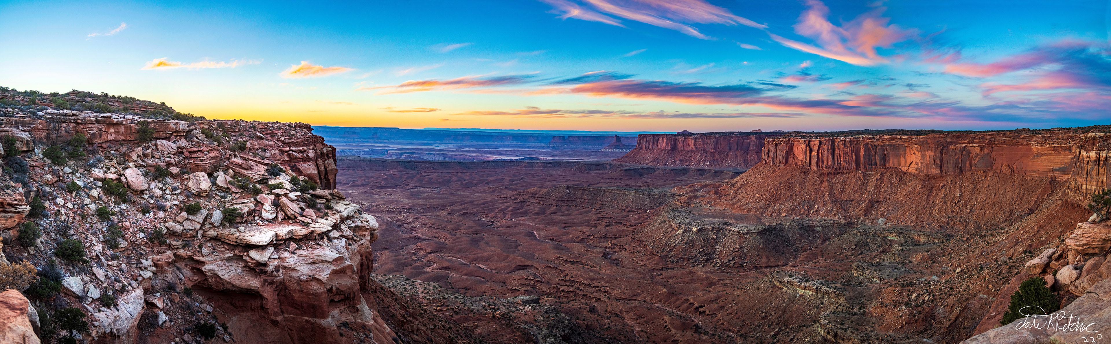 Utah Canyonlands National Park - a section of Grand View point