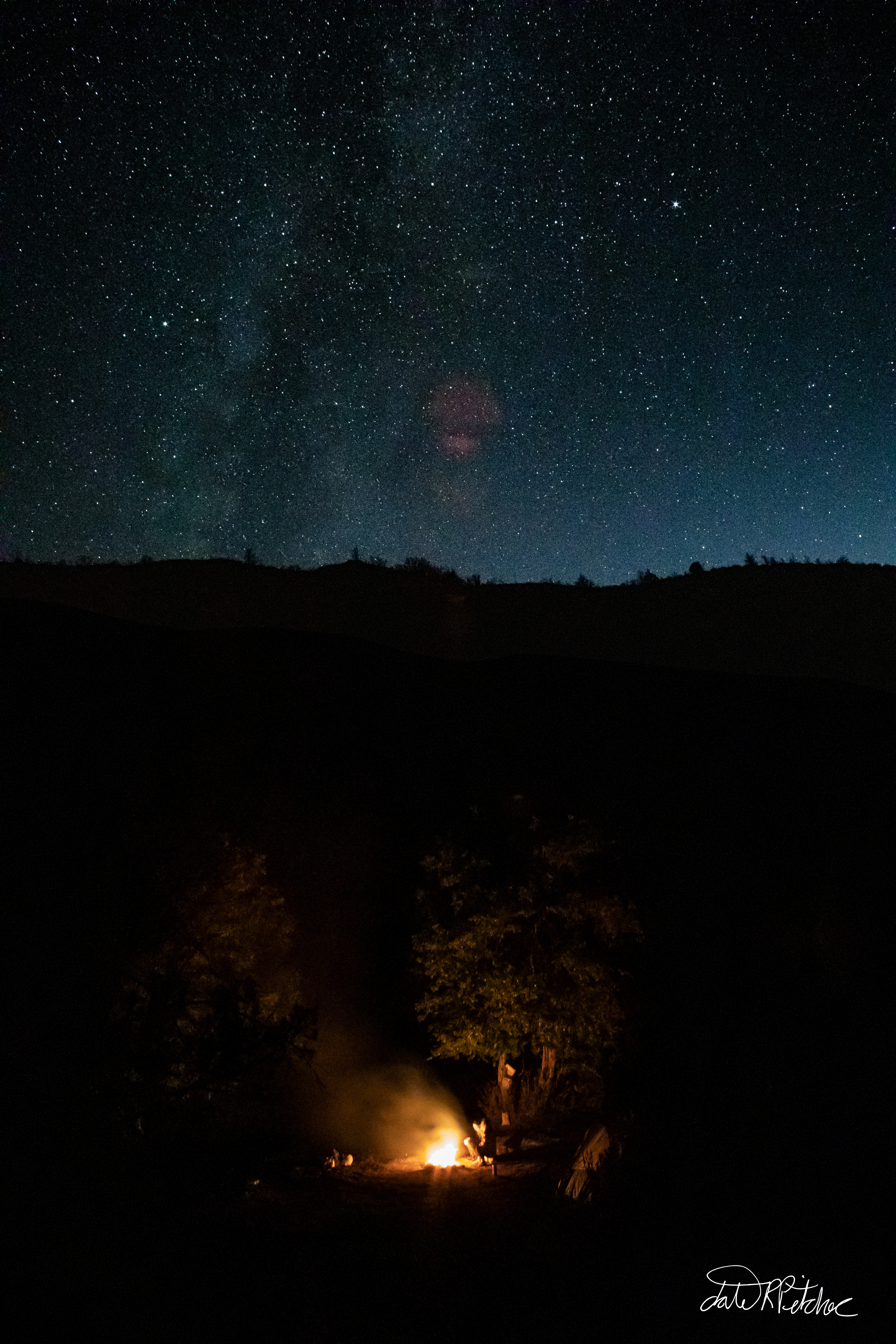 Camping under the stars - Taken on a perfect summer night in Diamond Fork canyon.