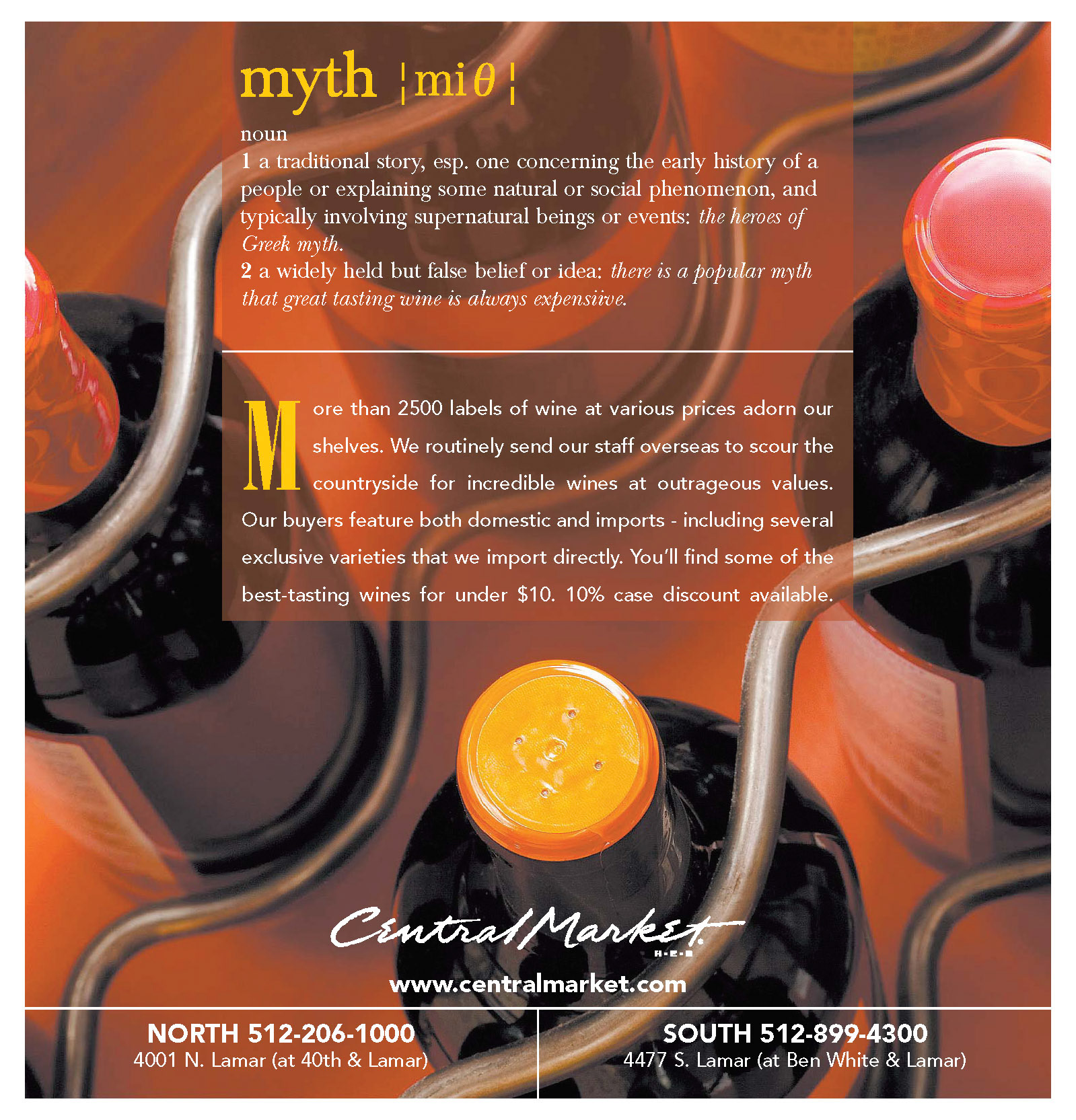 Central Market Wine Ad