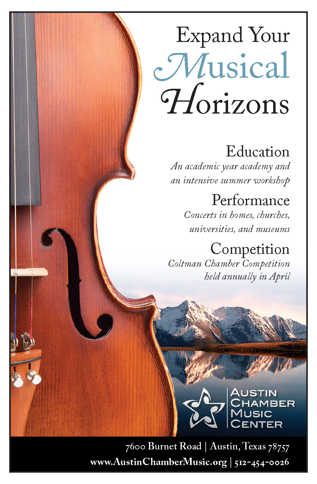 Austin Chamber Music Center Ad