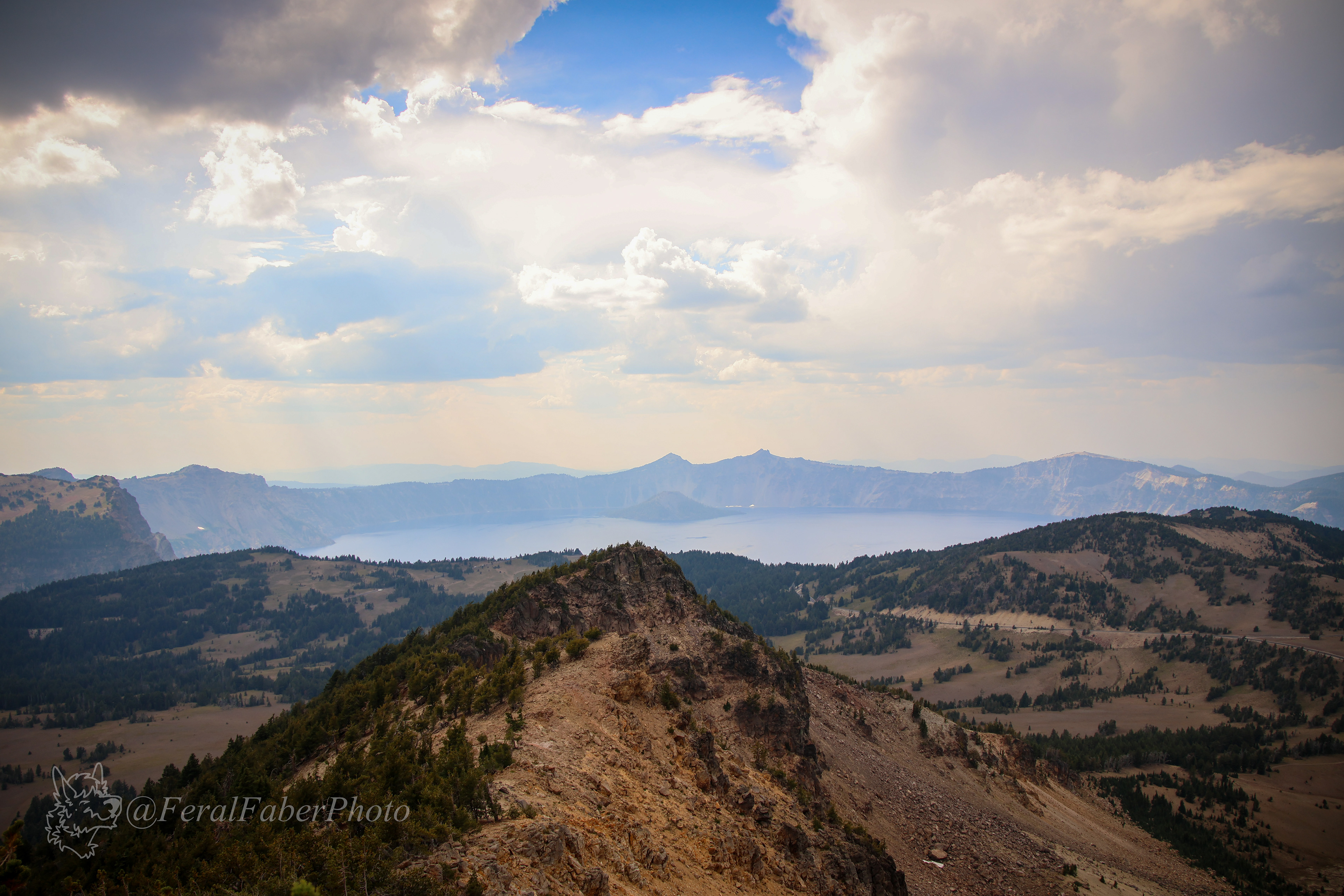 Watchtower lookout, Crater Lake National park