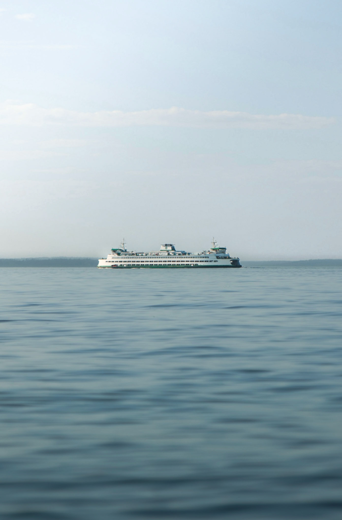 WSDOT "Puyallup" Jumbo Mk II Ferry from Alki