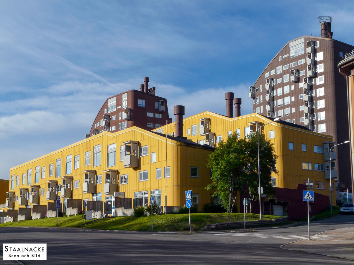 Förstoring för skyltfönster i gamla Kiruna C enligt avtal med Luossavaara Kiirunavaara Aktiebolag (2024).