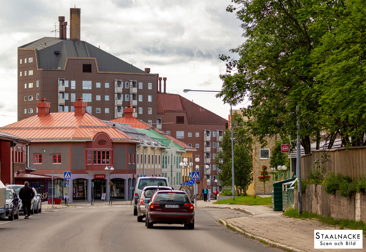 Förstoring för skyltfönster i gamla Kiruna C enligt avtal med Luossavaara Kiirunavaara Aktiebolag (2024).