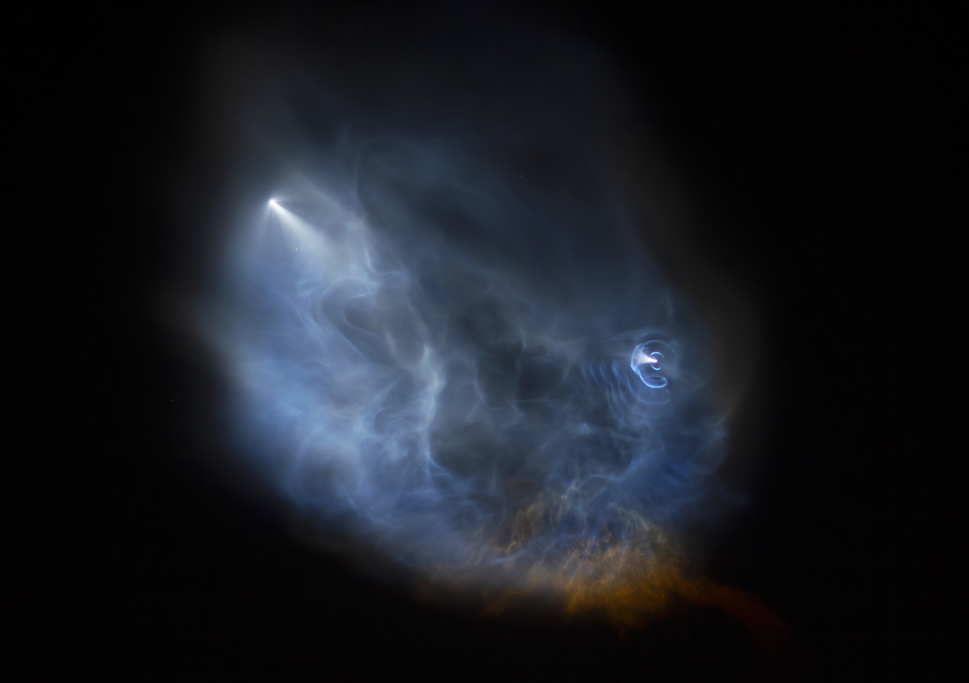 Falcon 9 Launch as Seen from LA