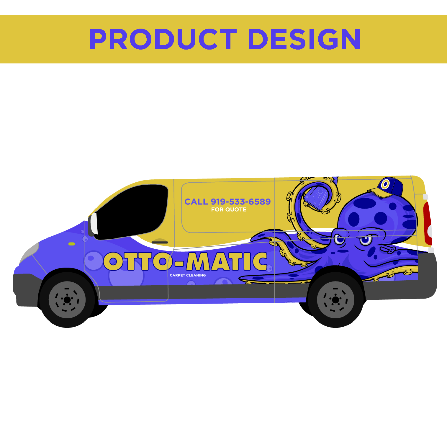 Otto-Matic Carpet Cleaning, 2024 Adobe Illustrator
