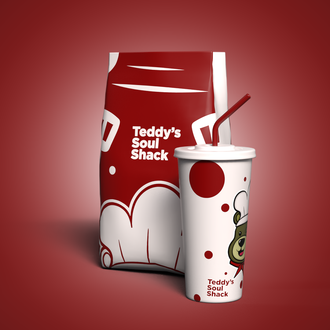 Teddy's Soul Shack, 2024 Adobe Illustrator