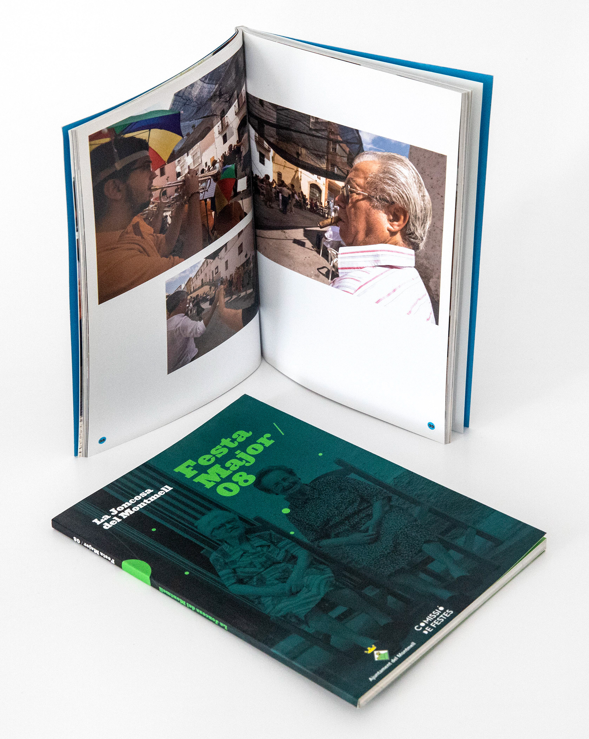 advertising book for the festivities of the town hall of Montmeló, catalonia