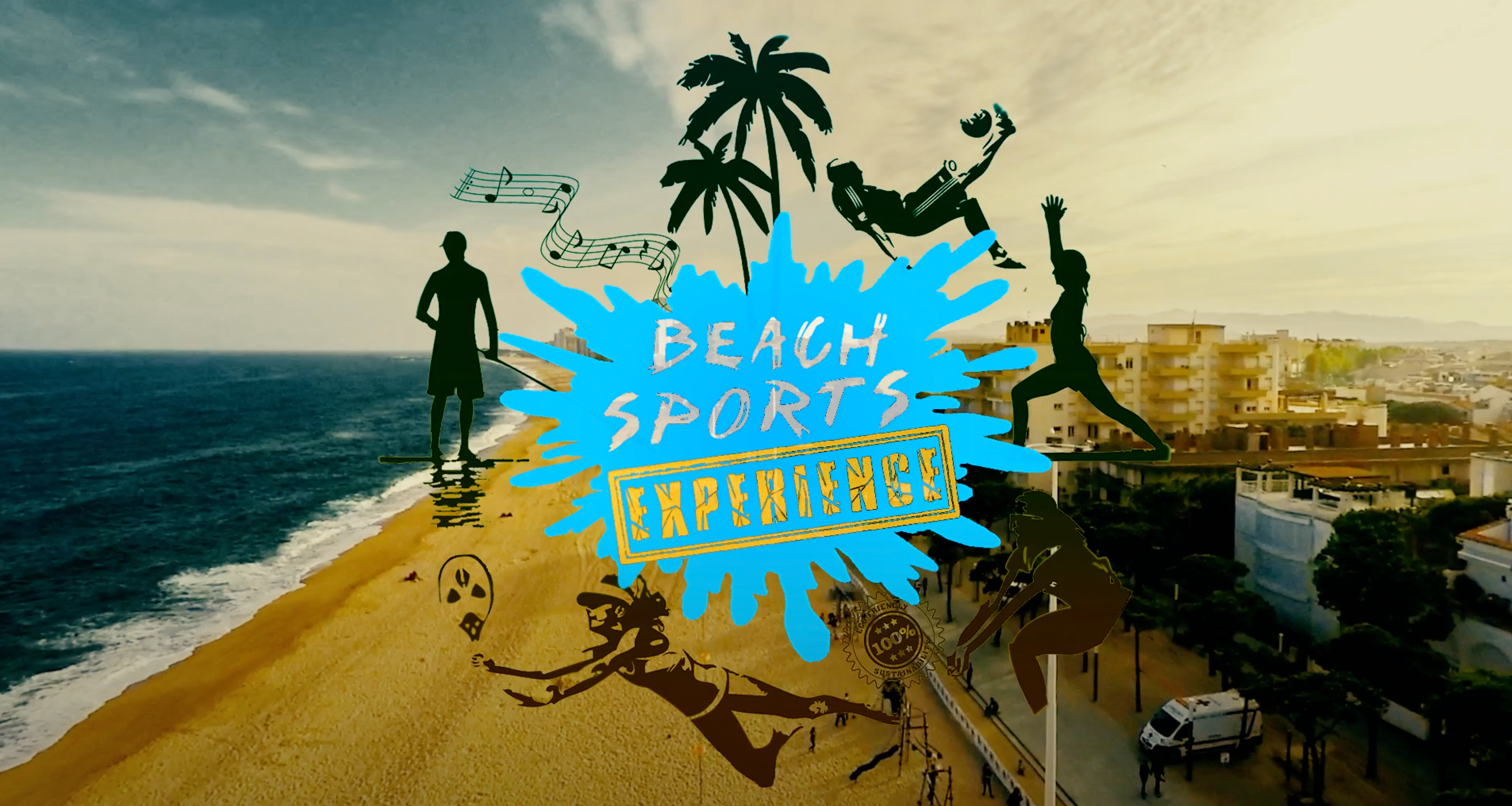 advertising spot for the Beach Sports Experience event