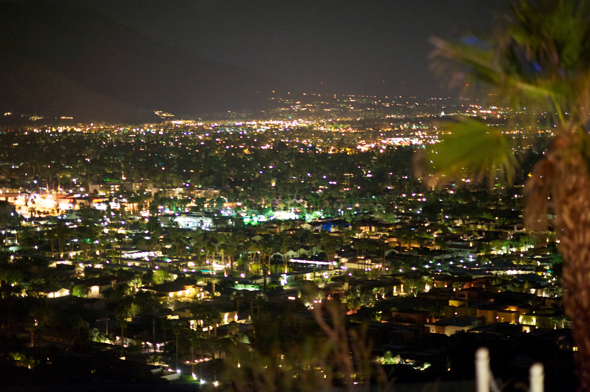View overlooking Palm Springs