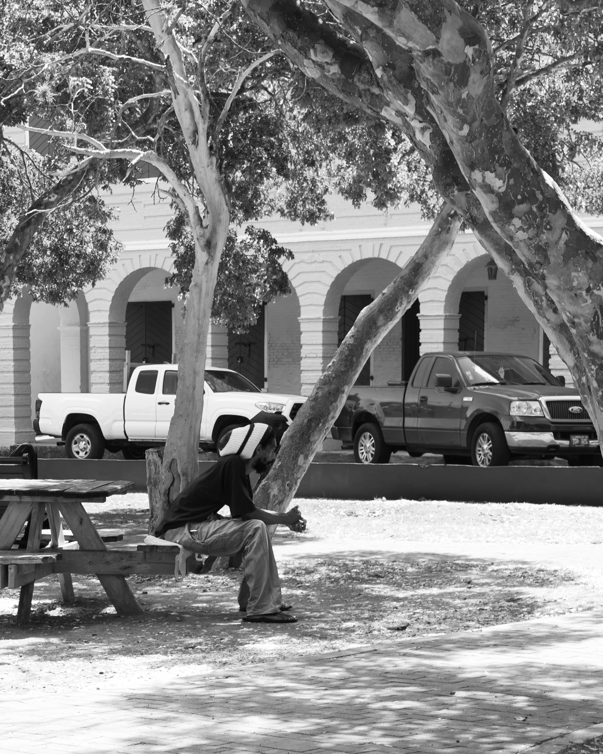 The place I always used to wait at when I got out of school with my friends.