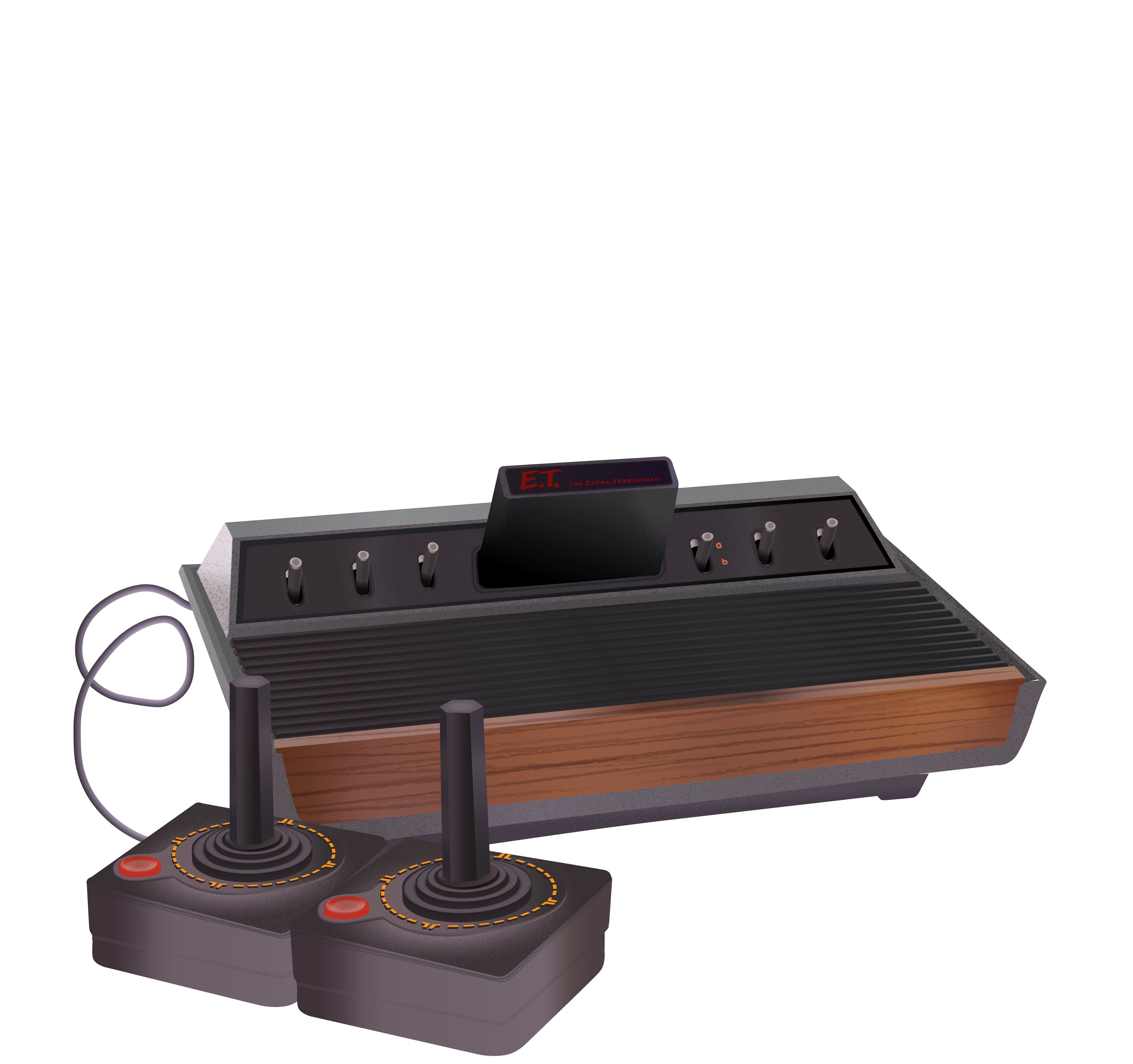 Illustrated Drawing: Atari