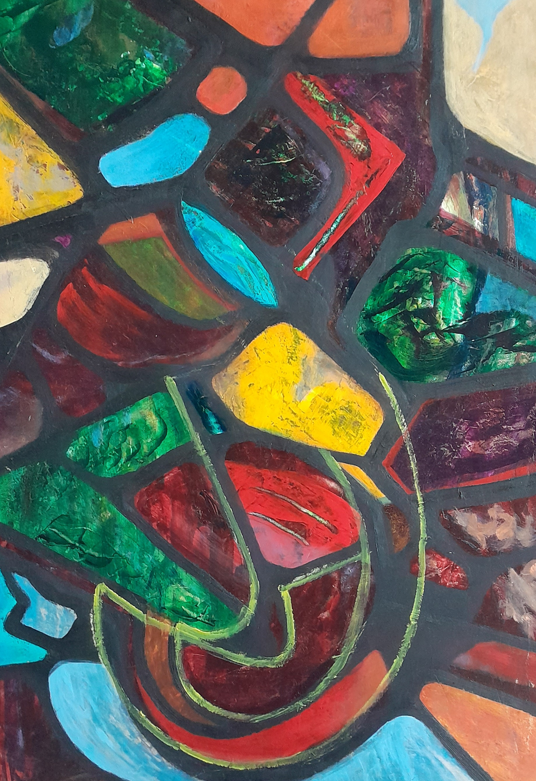Acrylique sur Bois 50 x 70 cm