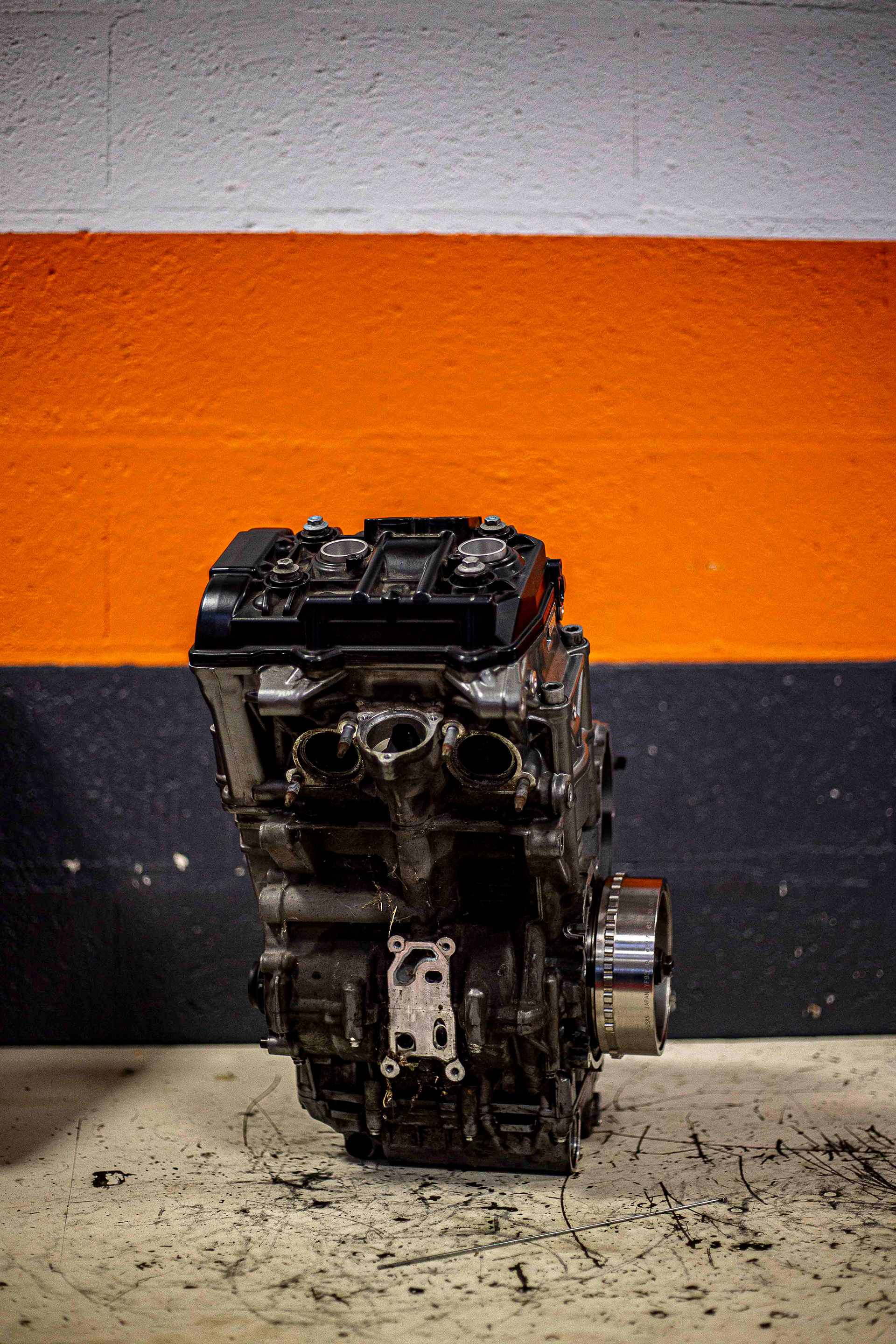 Moteur de moto de la marque Honda