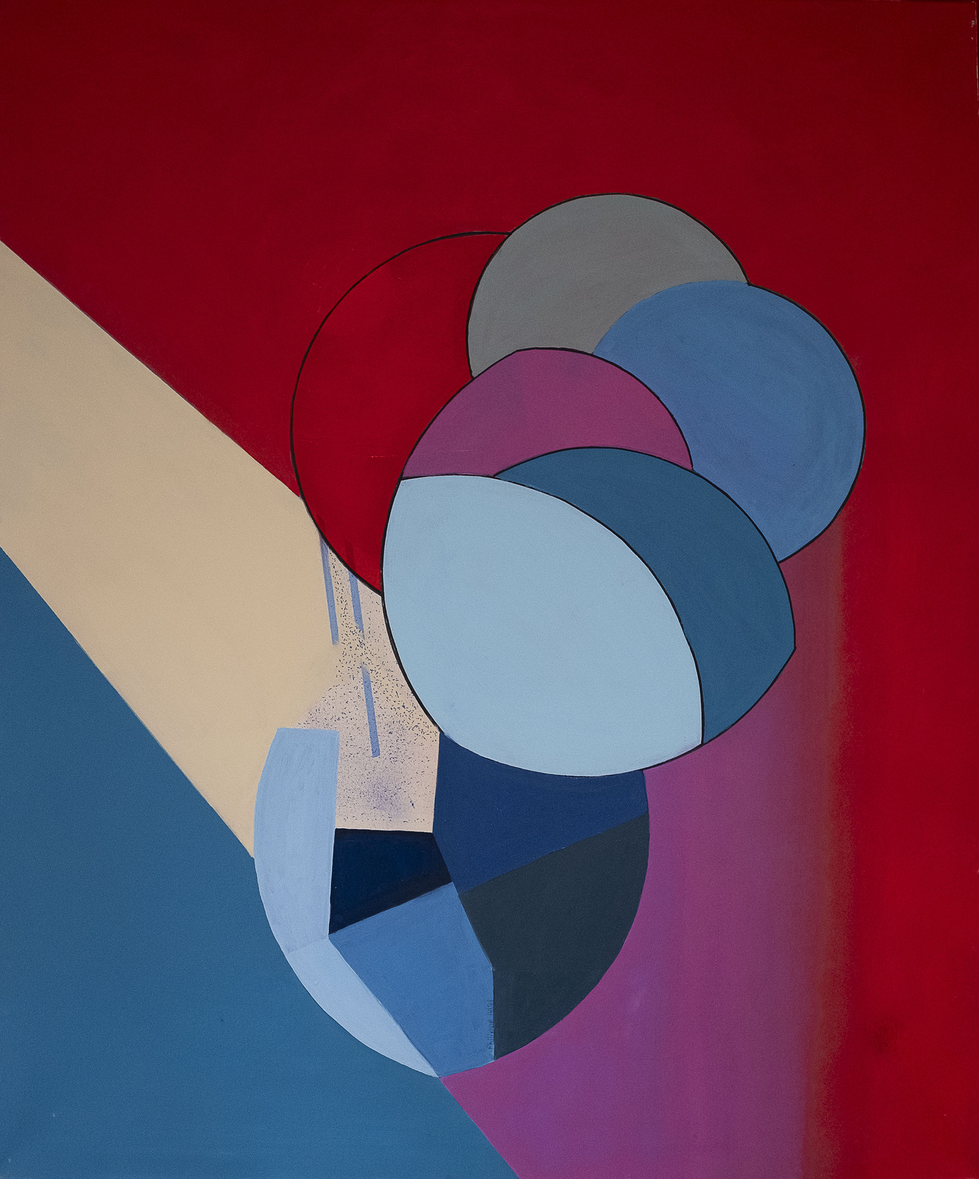 Geo-astro 120 x 100 cm