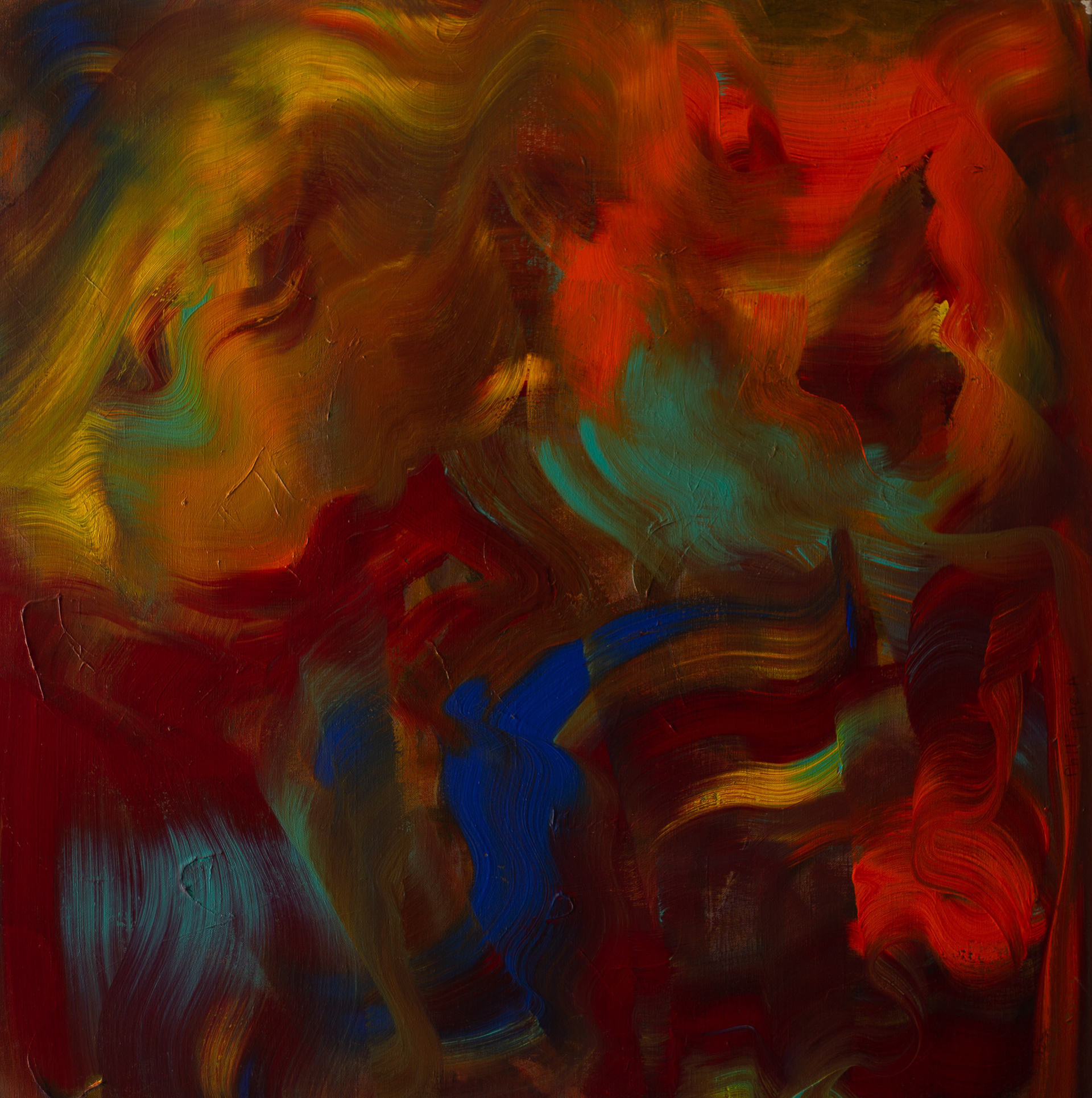 Acrylique sur toile 80 x 80cm