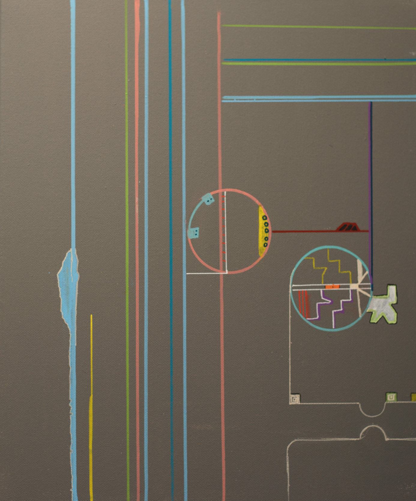 2 Circles -2 (41 x 33 cm)