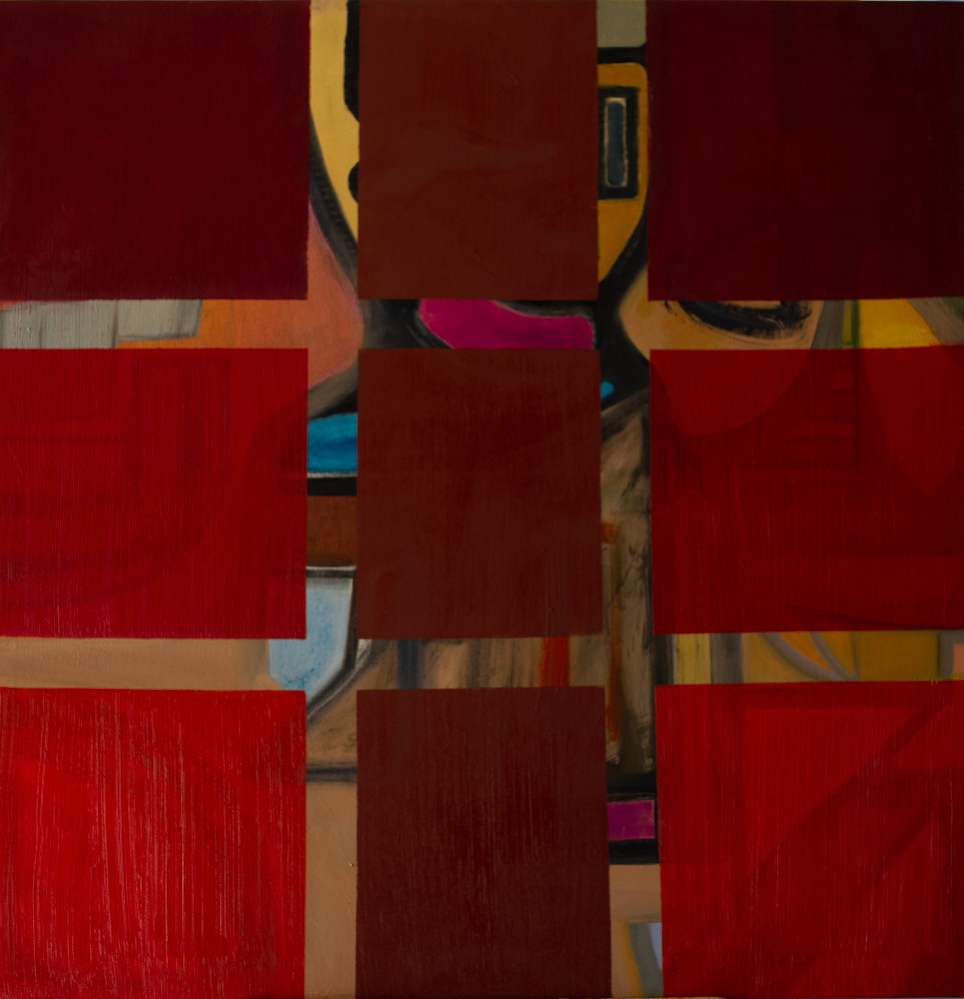Acrylique sur toile 100 x 100 cm