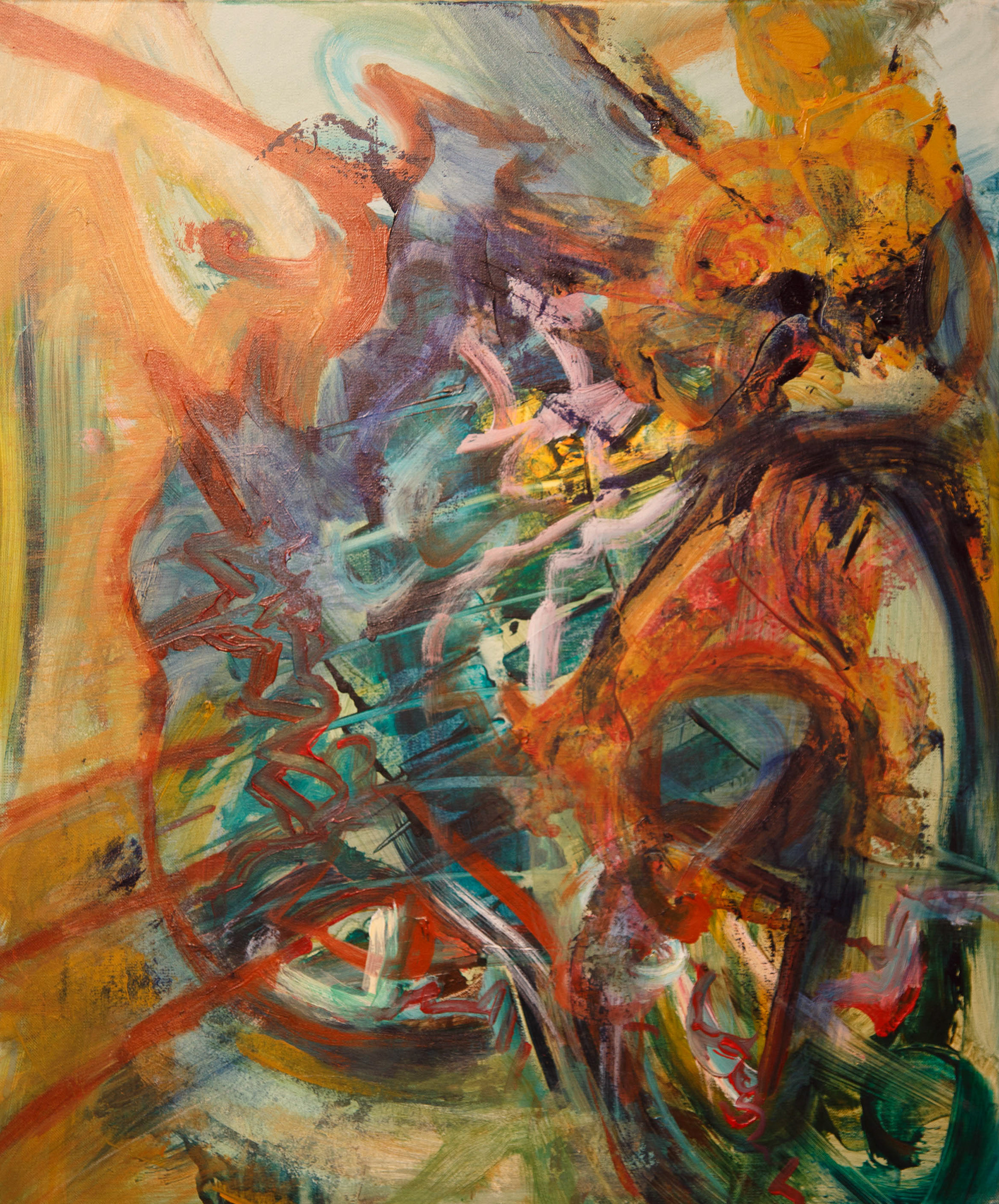 46 x 55 cm Kaos is coming