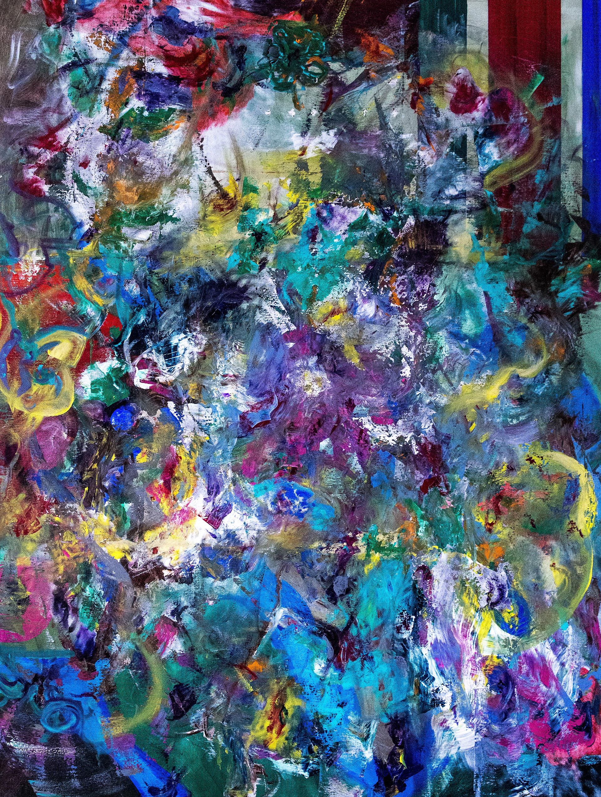 Huile sur toile 200 x 150 cm