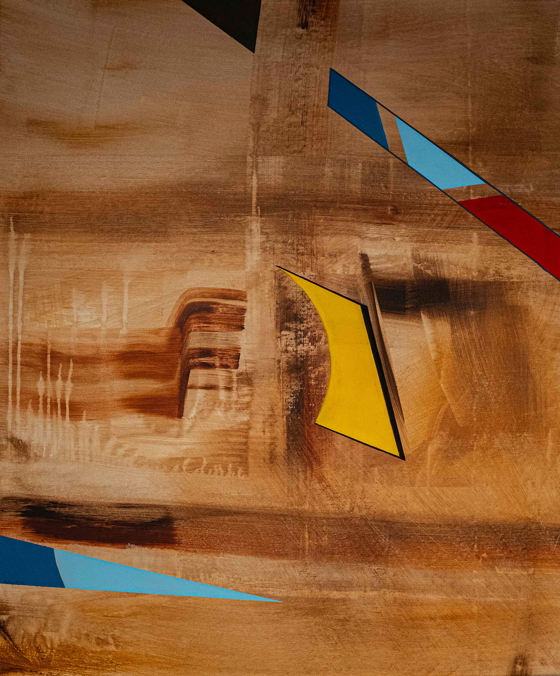 Tempête Miro  120 x 100 cm
