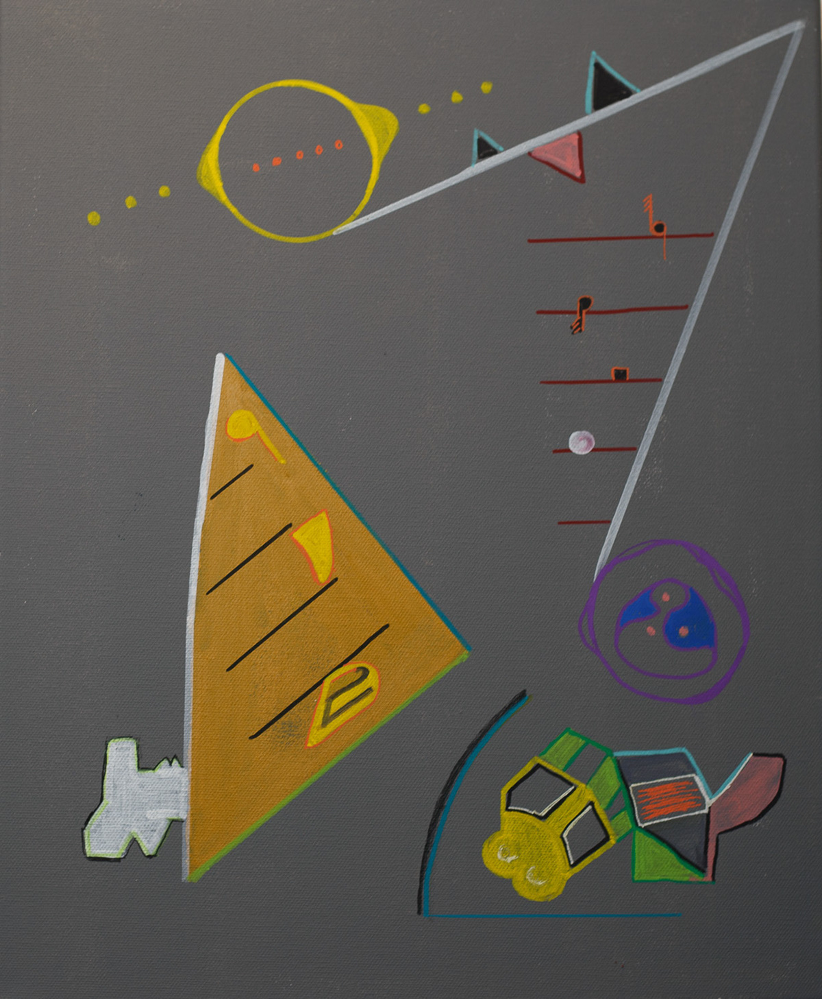 2 Circles  (45 x 38 cm)