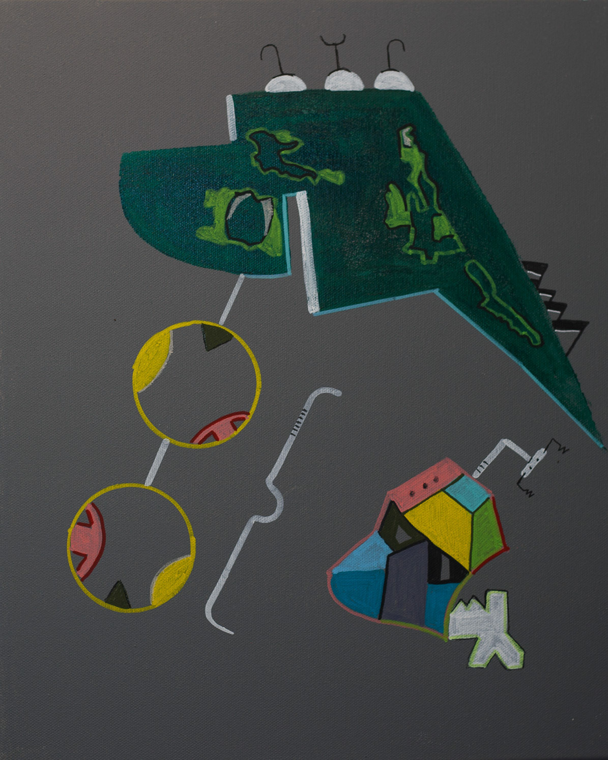 2 Circles (45 x 38 cm)
