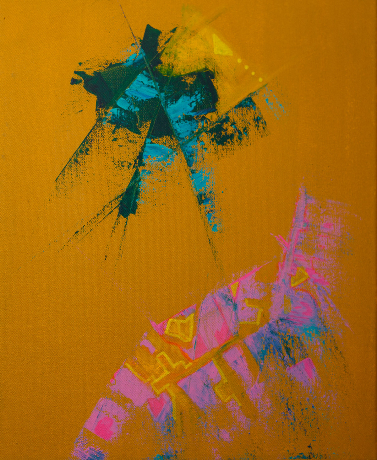 Acrylique sur toile 46 x 38 cm