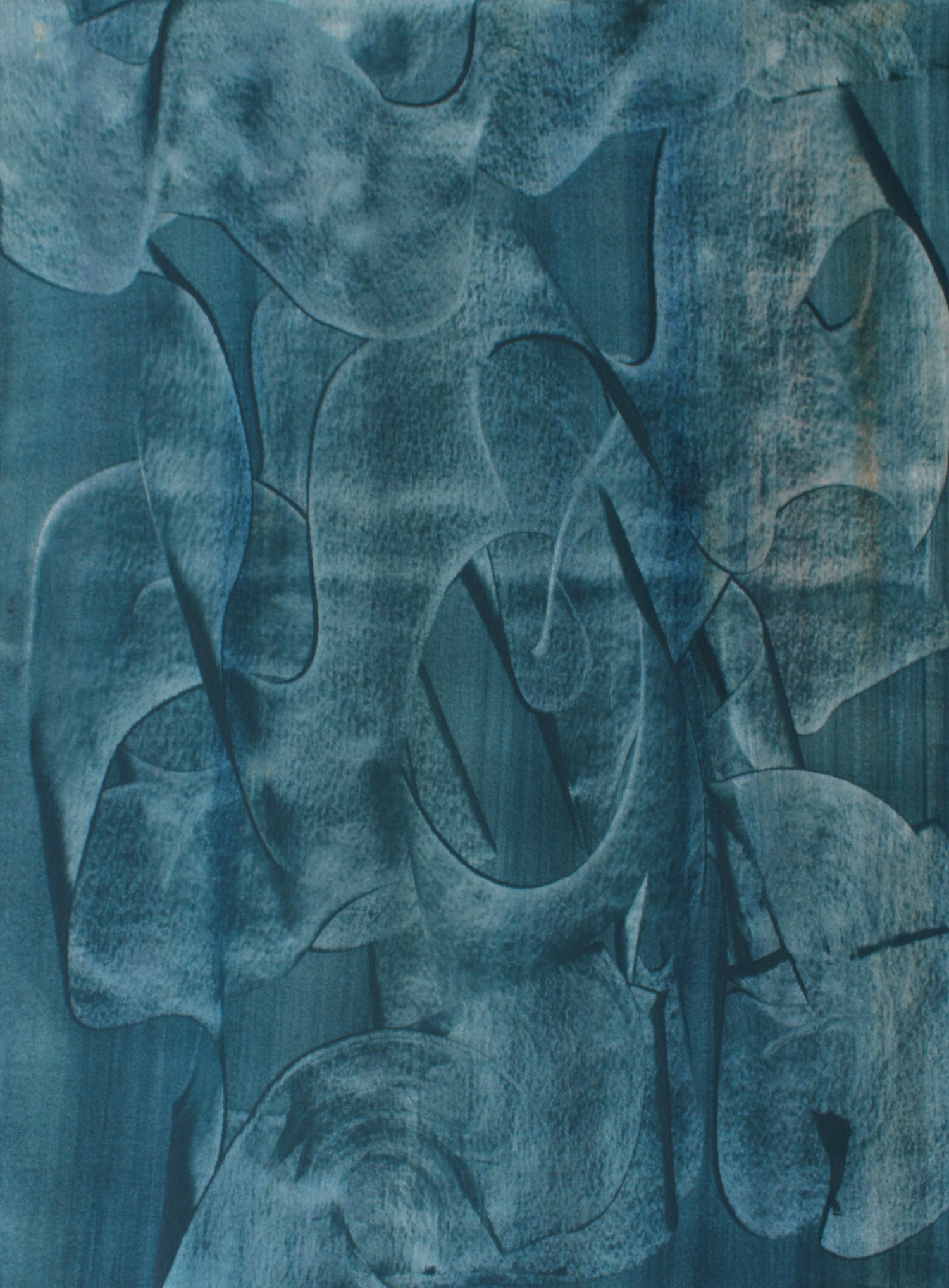 Acrylique sur papier d'Arches 41 x 31 cm