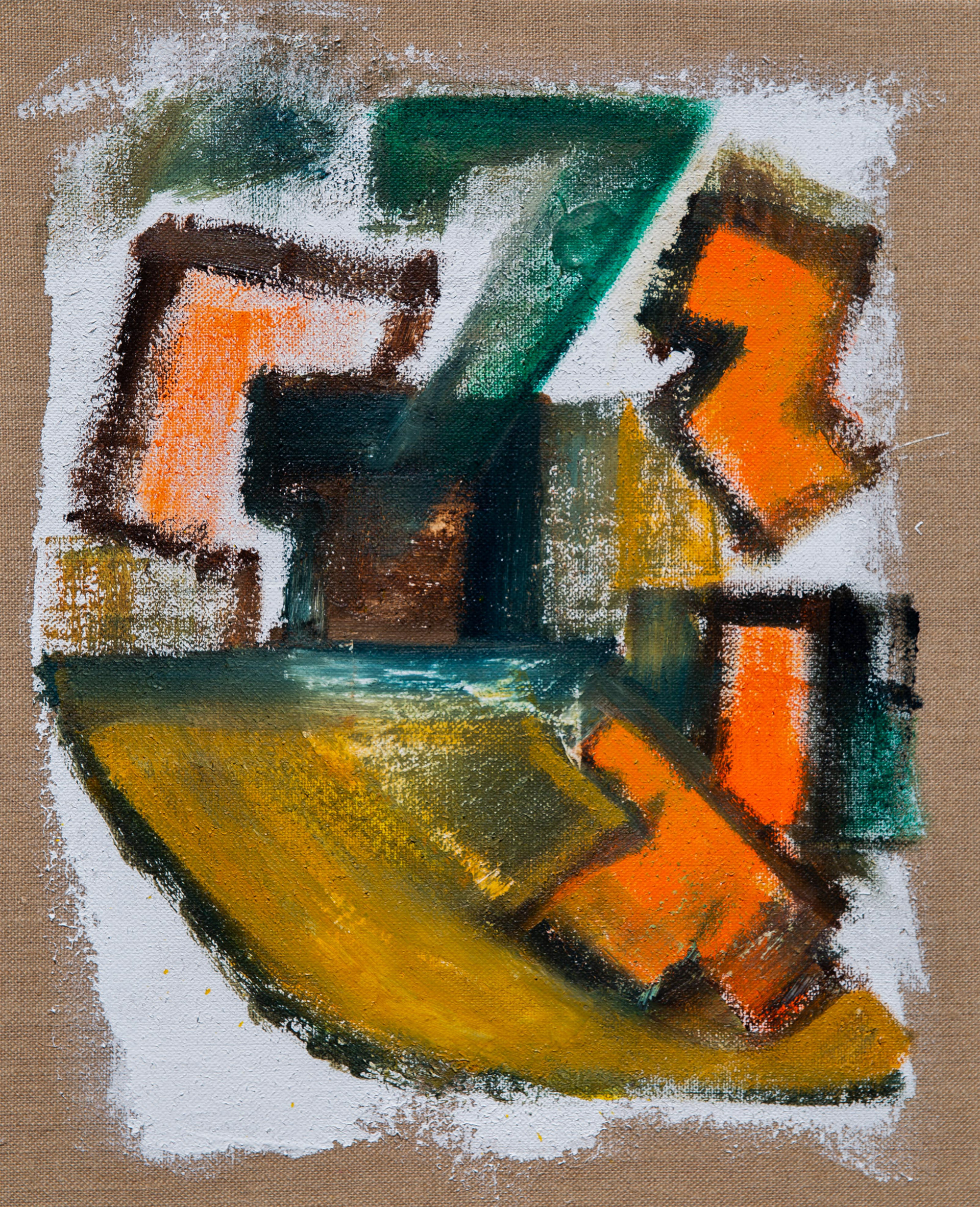 61 x 50 cm Acrylique sur toile brut 