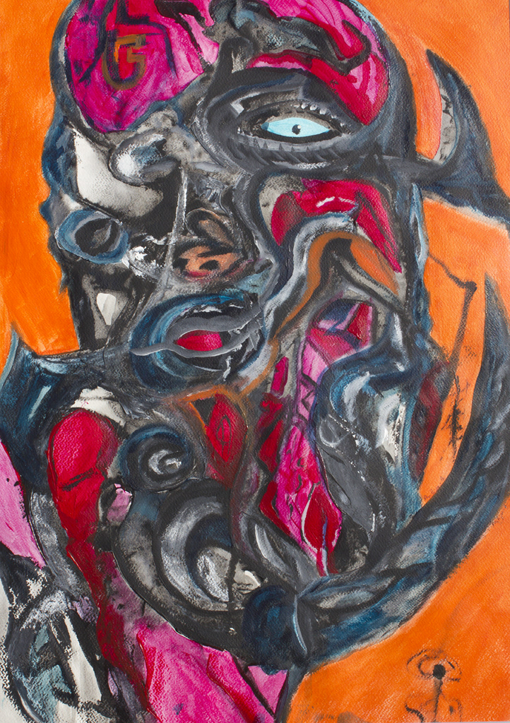 Acrylique sur papier (50x70cm)