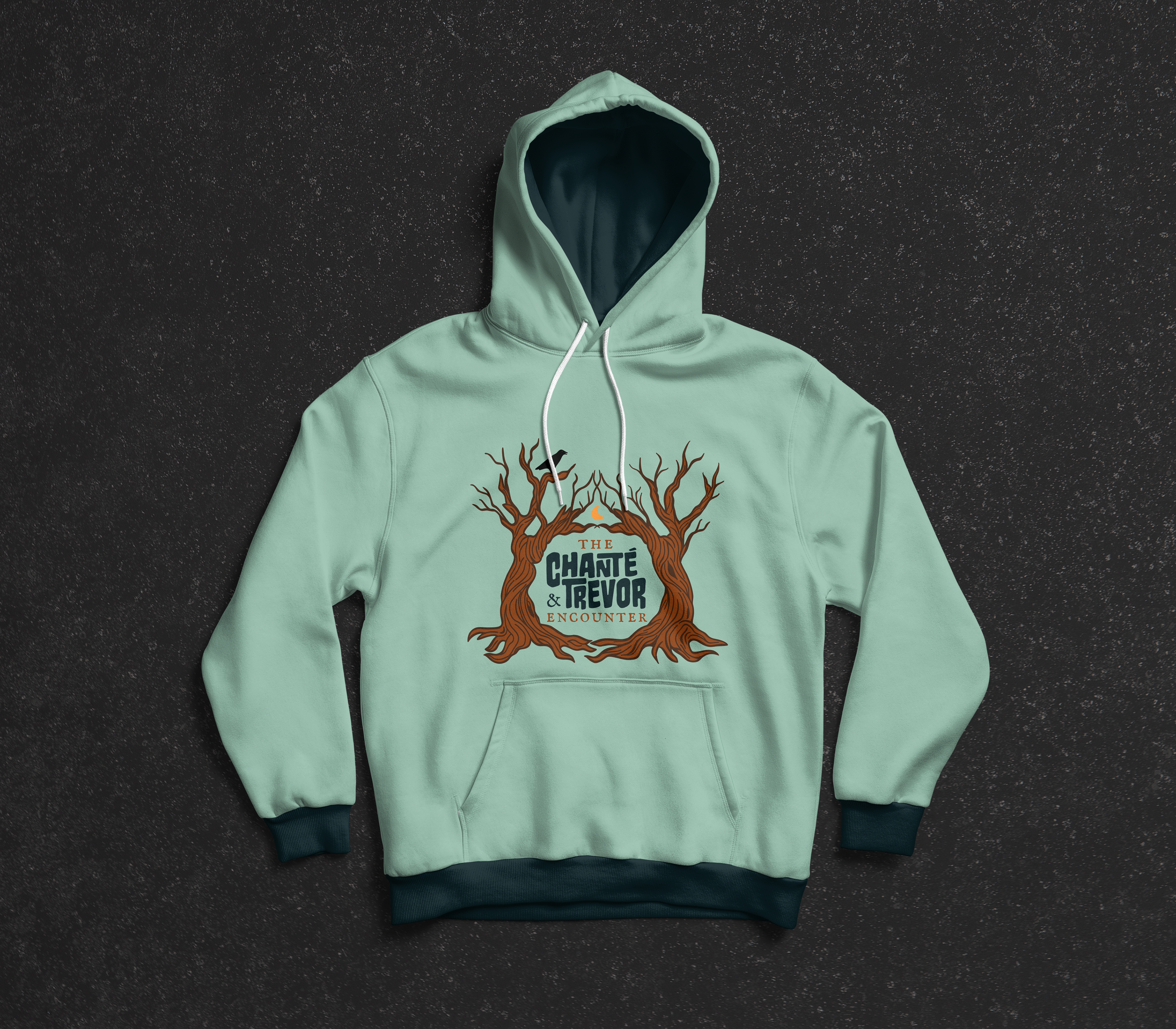 Hoodie design (Mockup image provided by GraphicBurger)