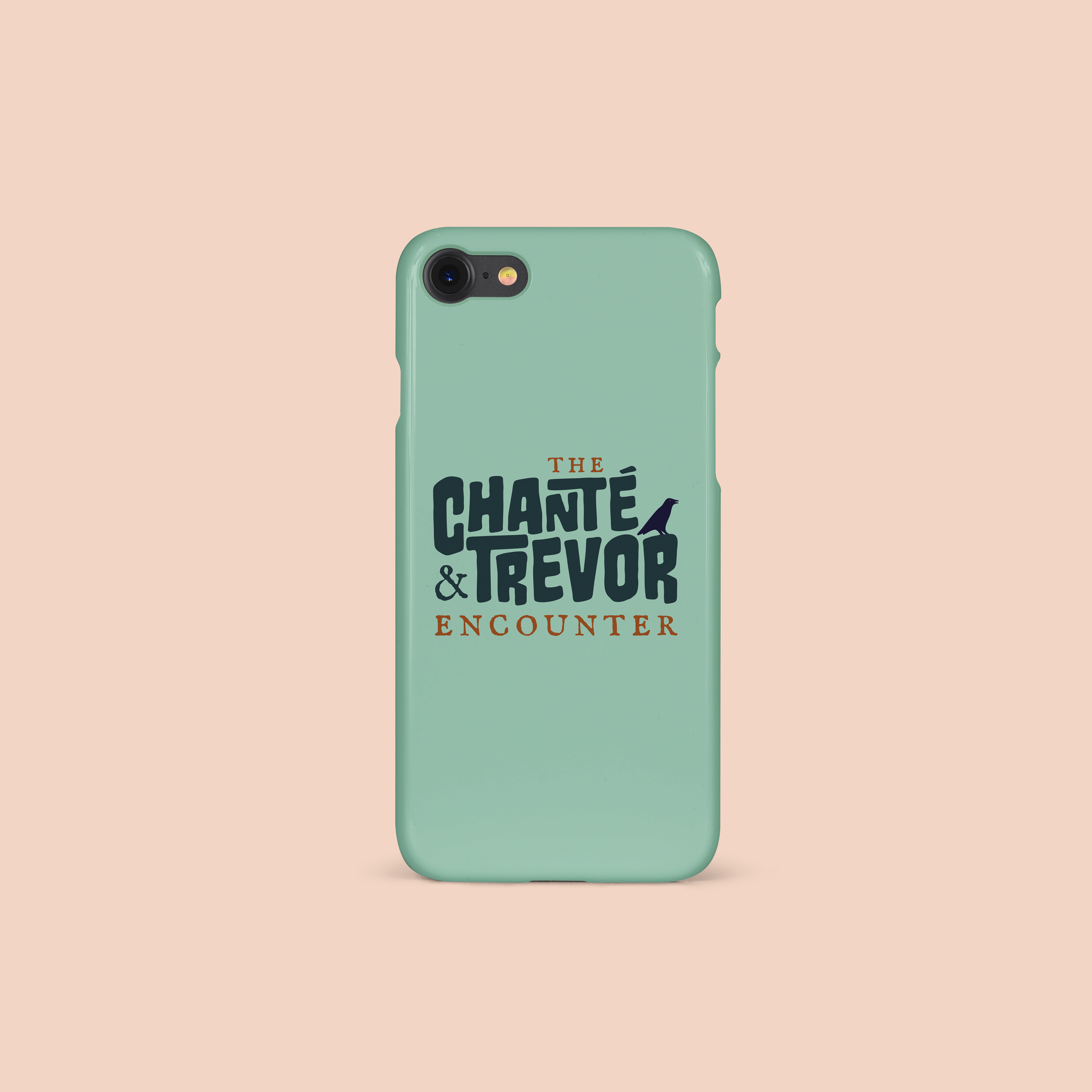 IPhone case design (Mockup image provided by GraphicBurger)