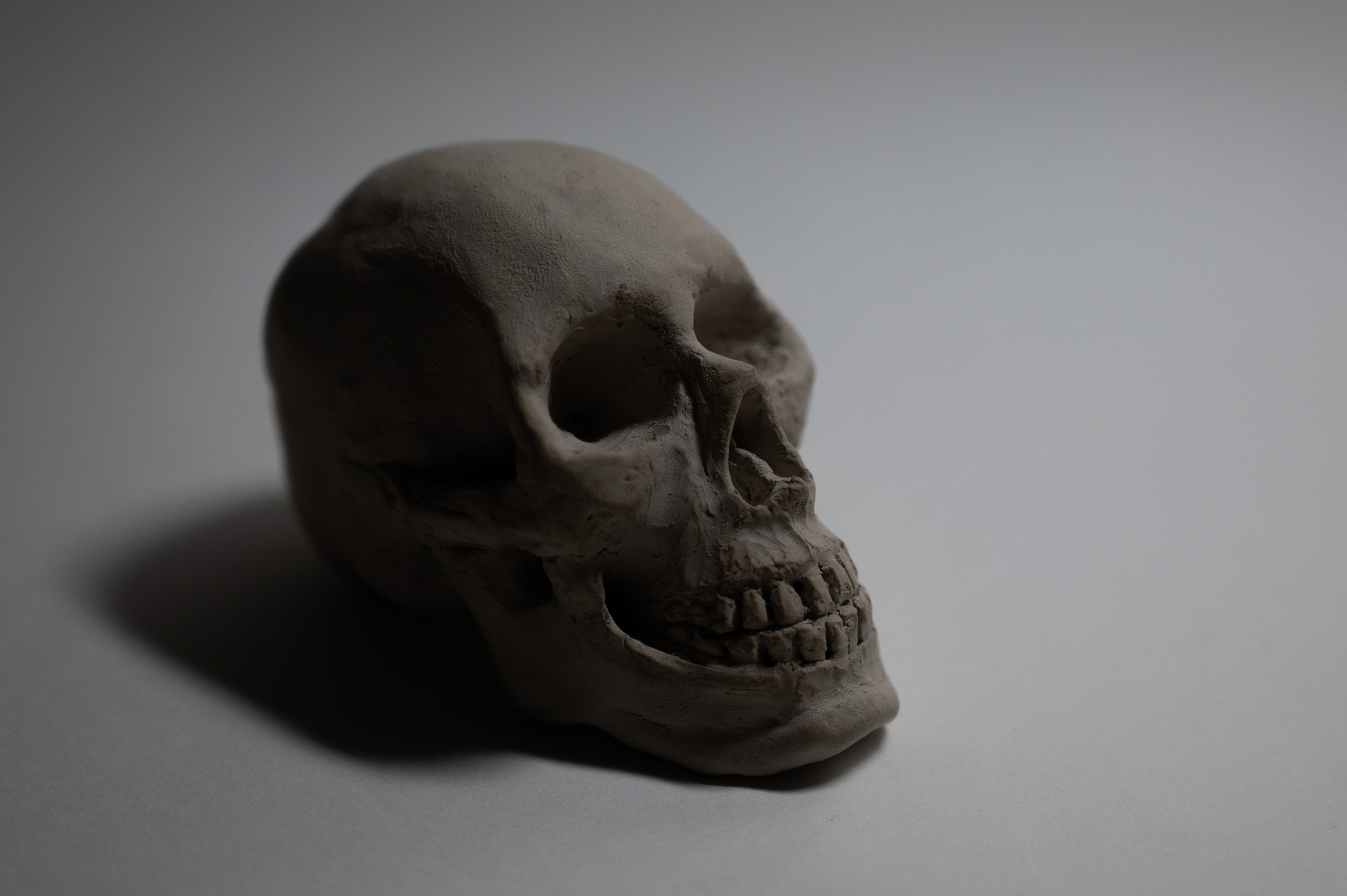 Memento Mori, 5x4", ceramic, c.2023