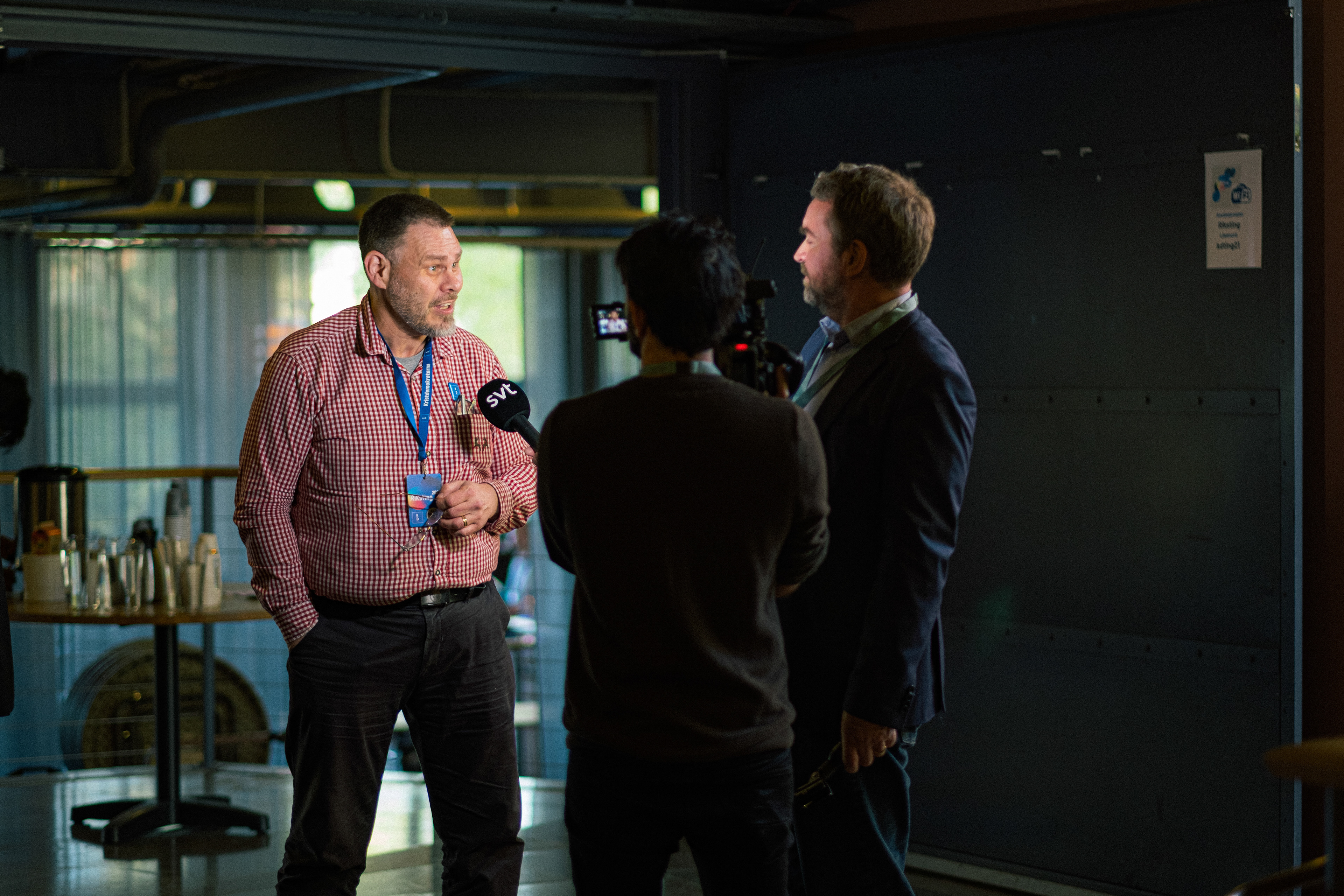 Fredrik Wallen i SVT intervju, KD riksting 2021