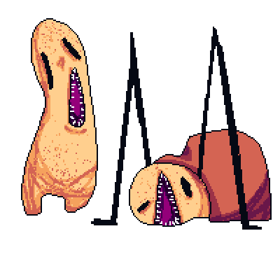 Two samples of enemies in the game.