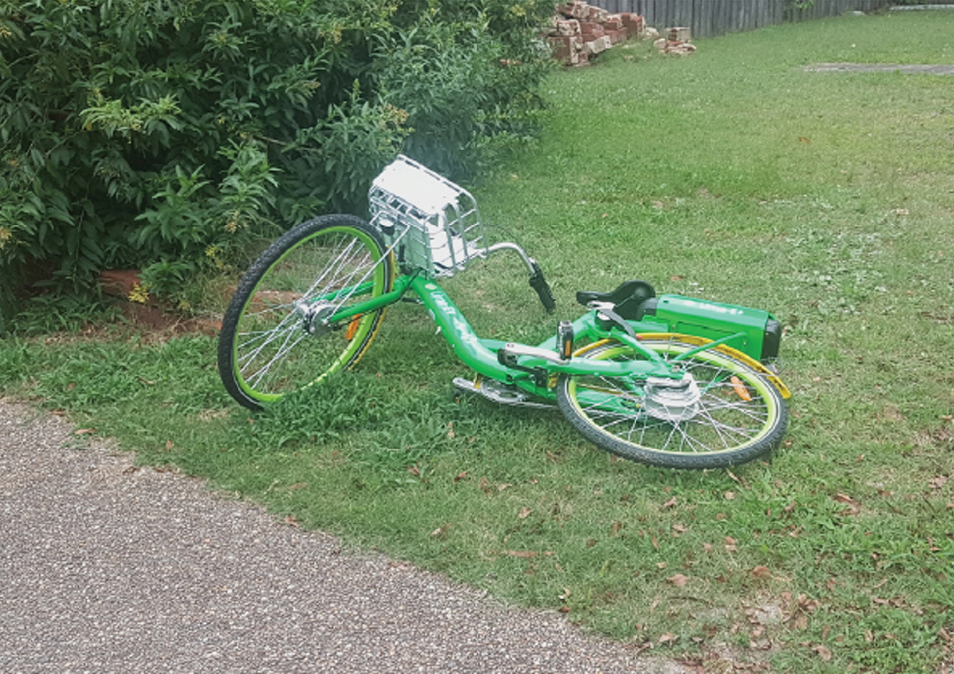 Bike Litter - Dockless bicycles create mess on the streets