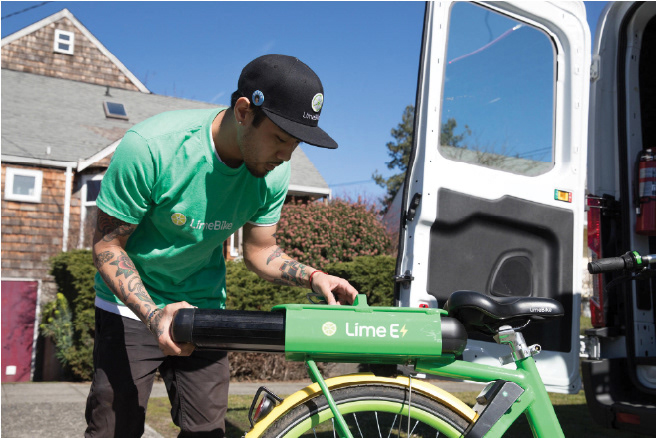 Daily Maintenance - Battery swaps can only be done by bicycle operators