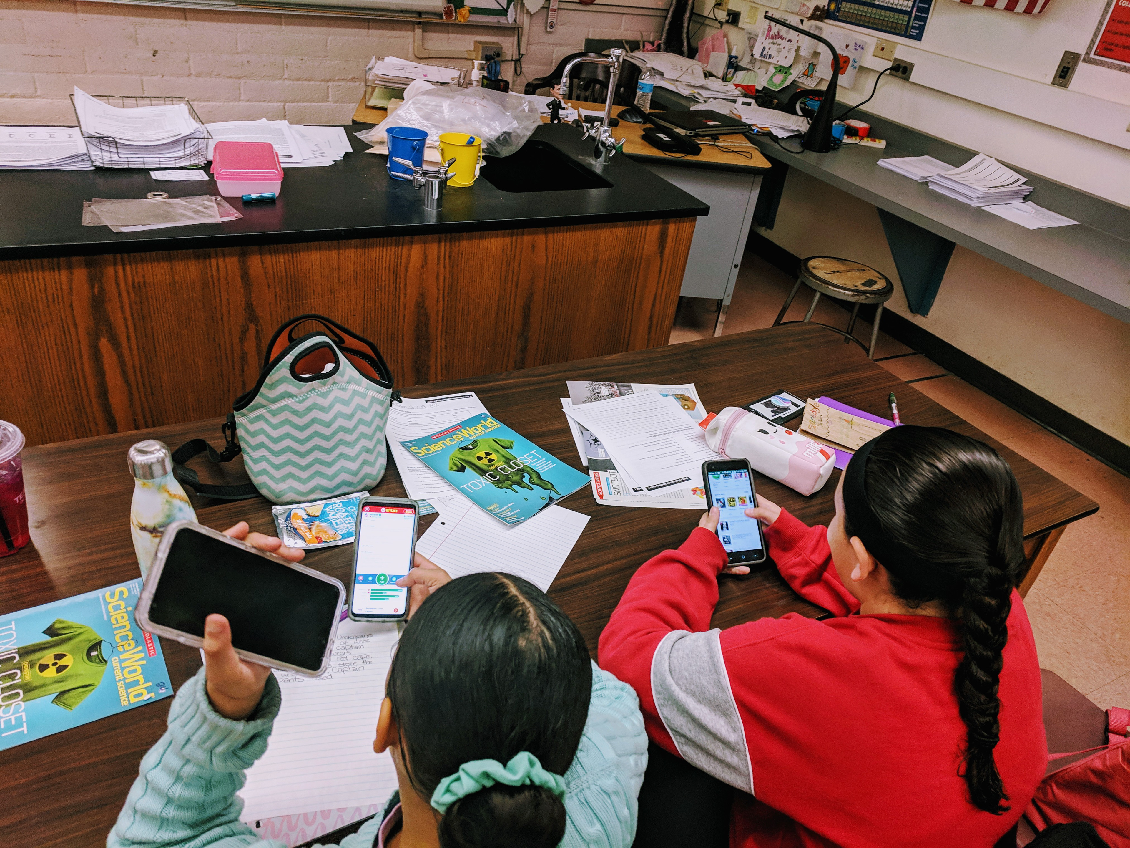 Students on learning activities 2019-2020