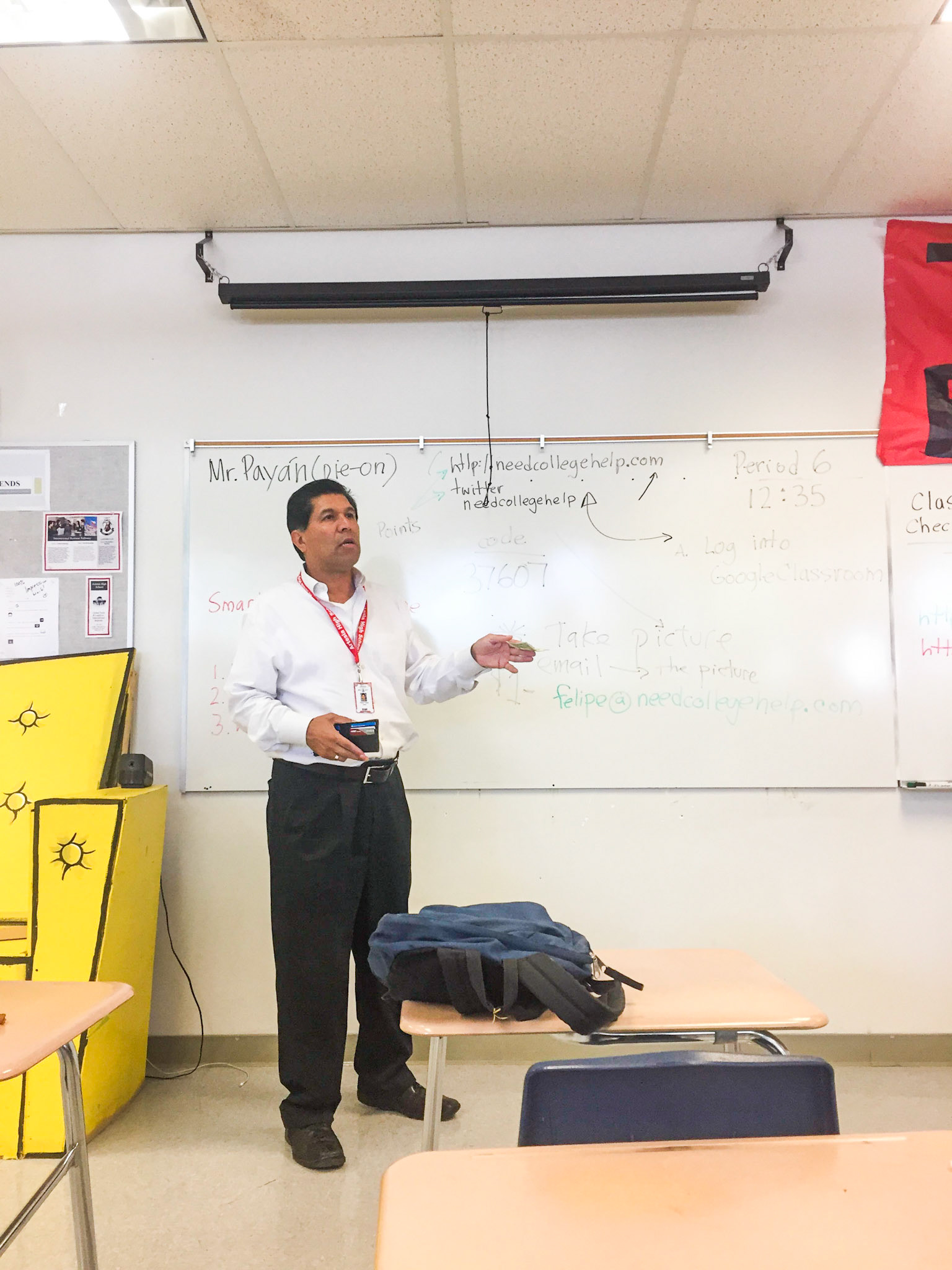 Teaching class quick lecture