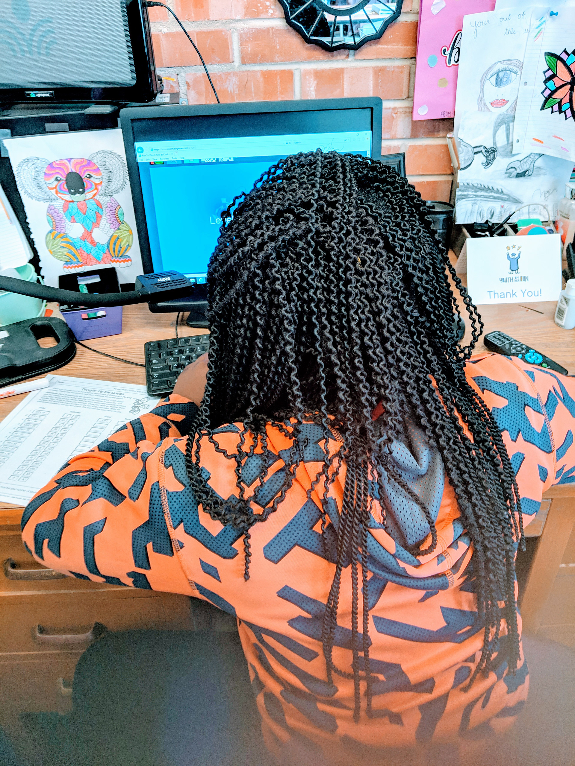 Students on learning activities 2019