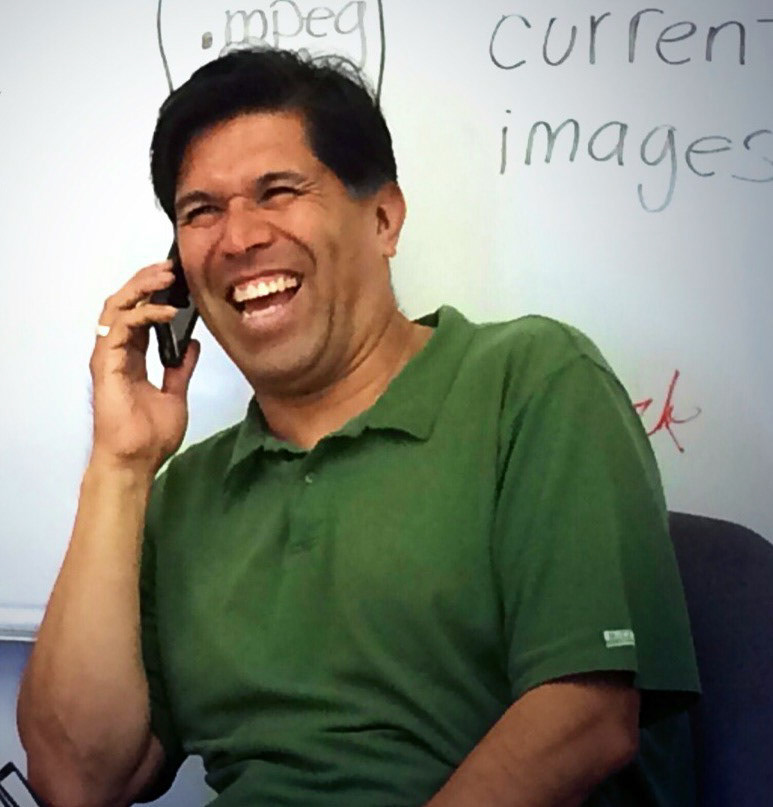 Computer Teacher Laughing