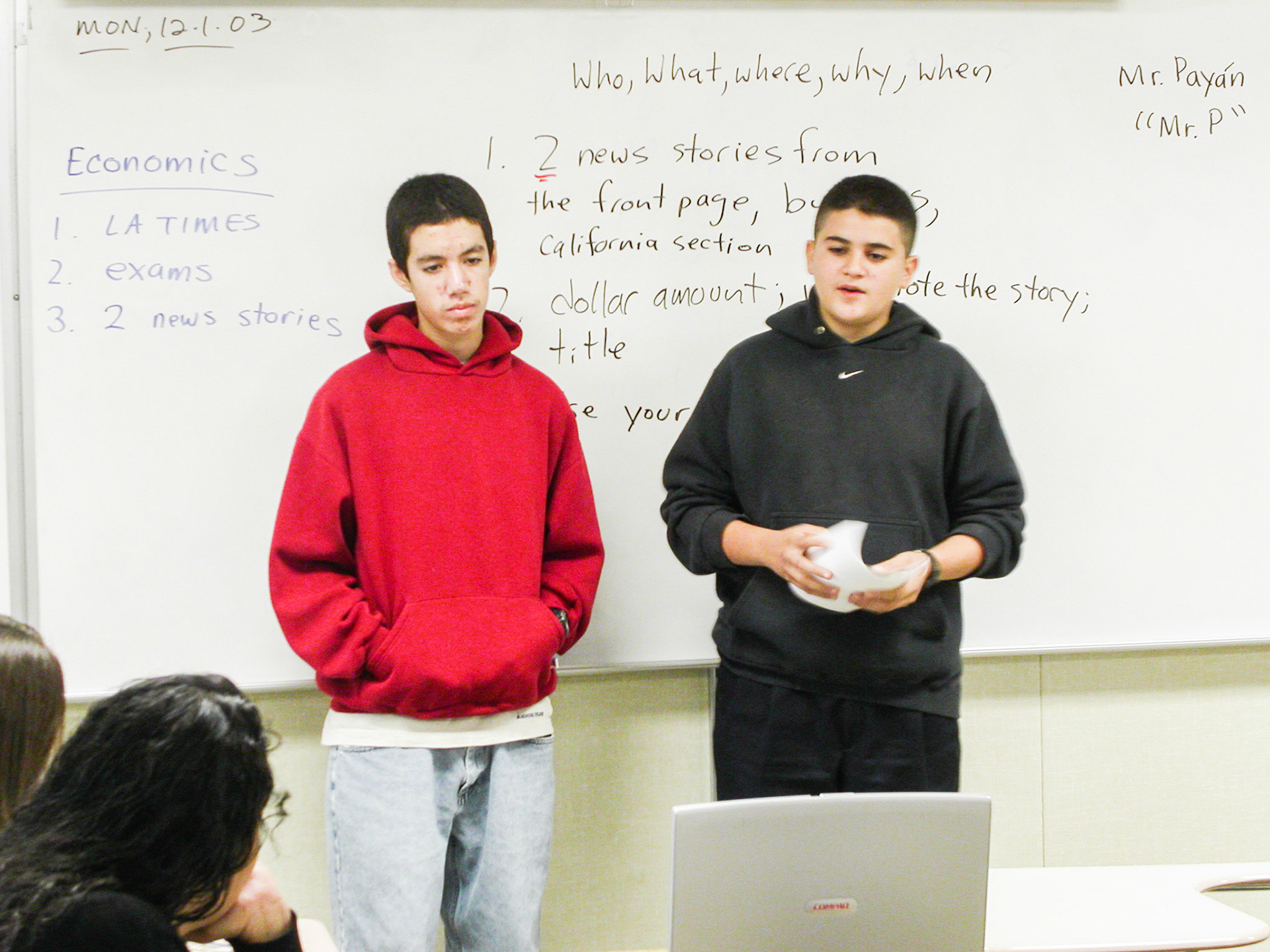 Student teaching Bell High School