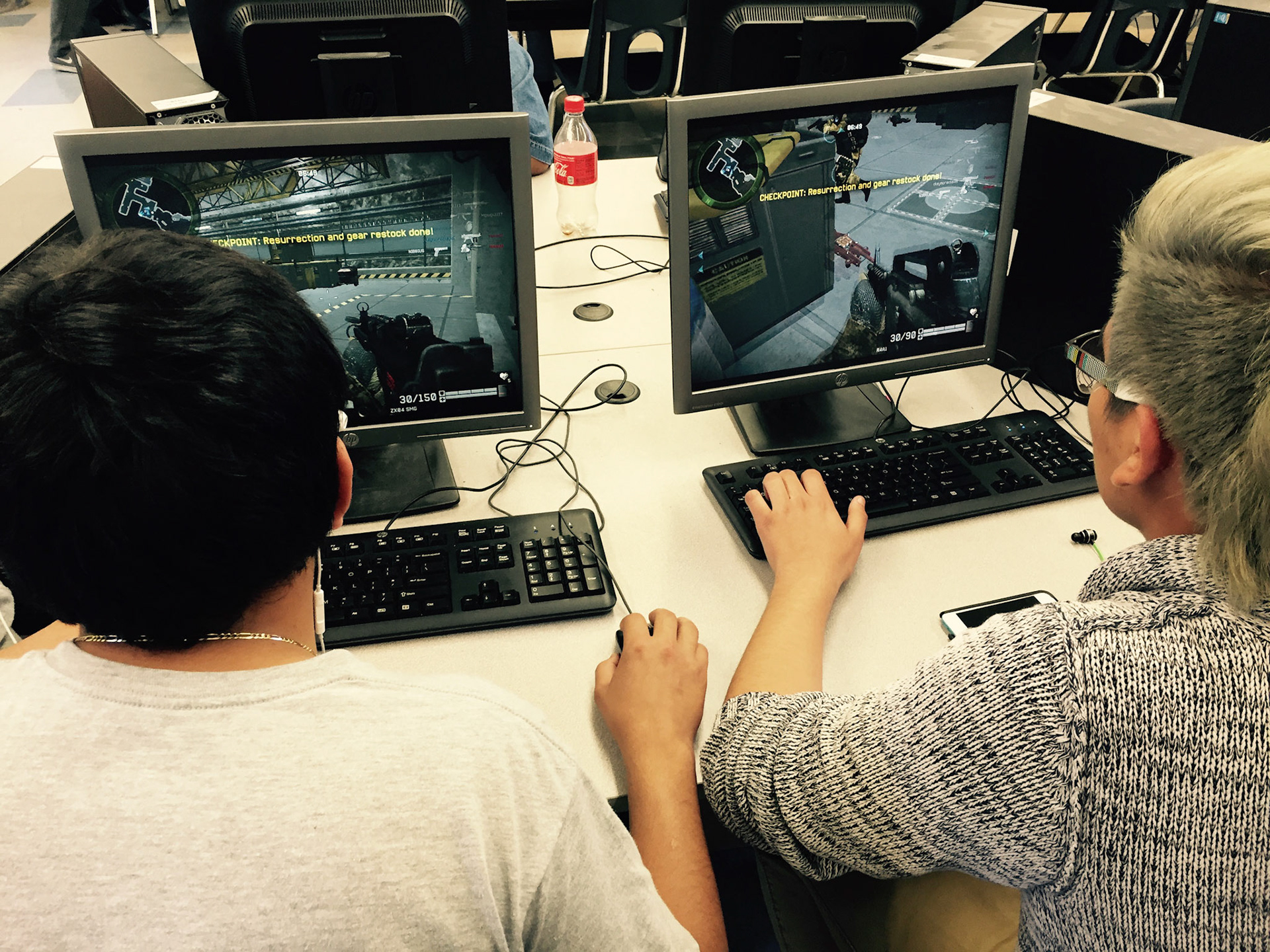 BCCHS 2014-15 students on video games