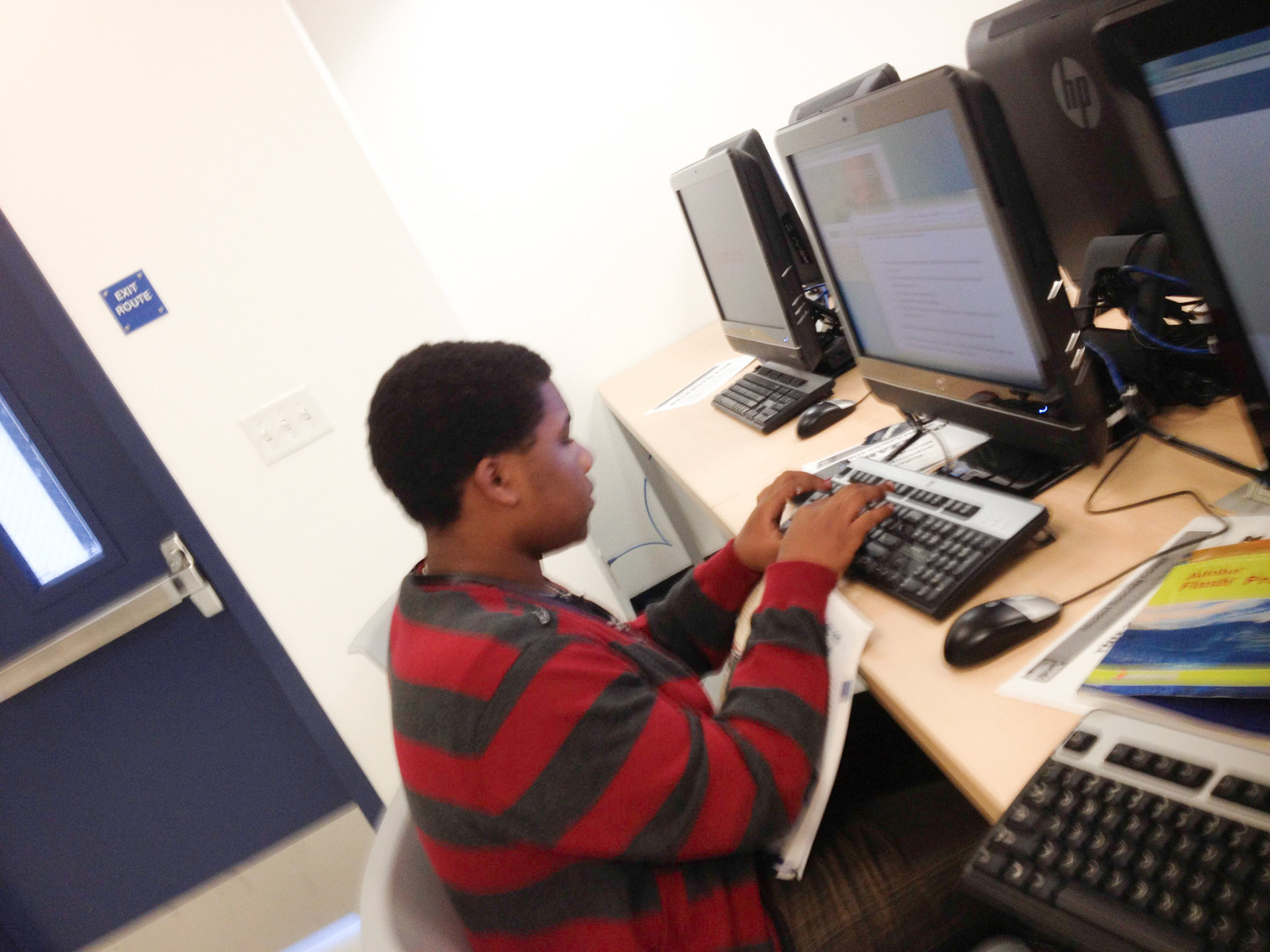 LASC Technology student